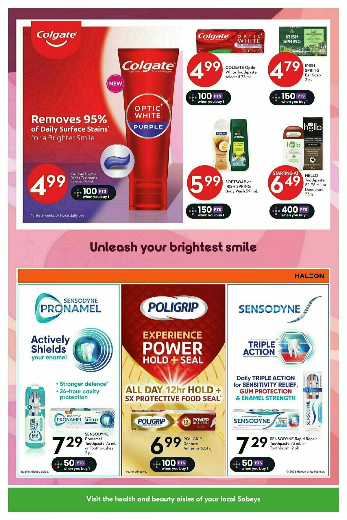 Sobeys Health & Beauty Flyer from March 21