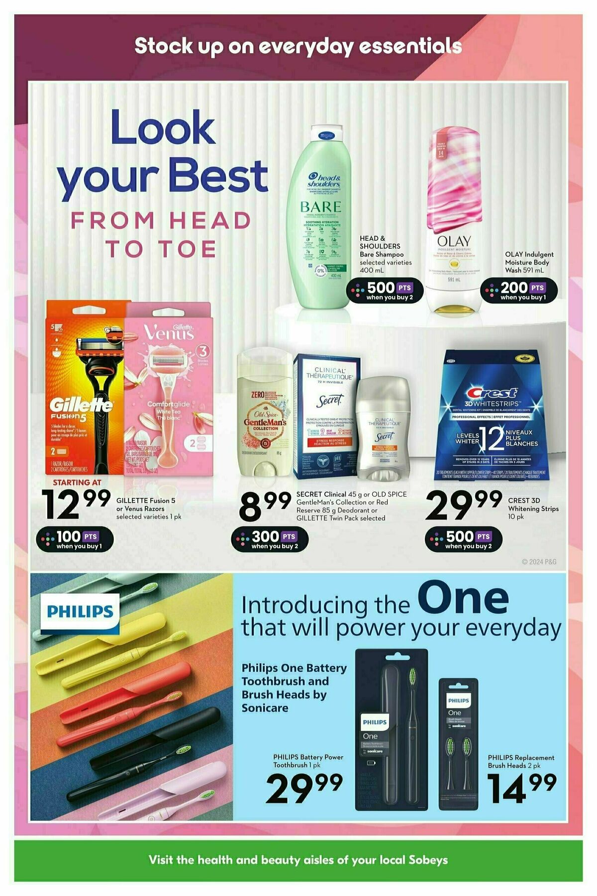 Sobeys Health & Beauty Flyer from March 21