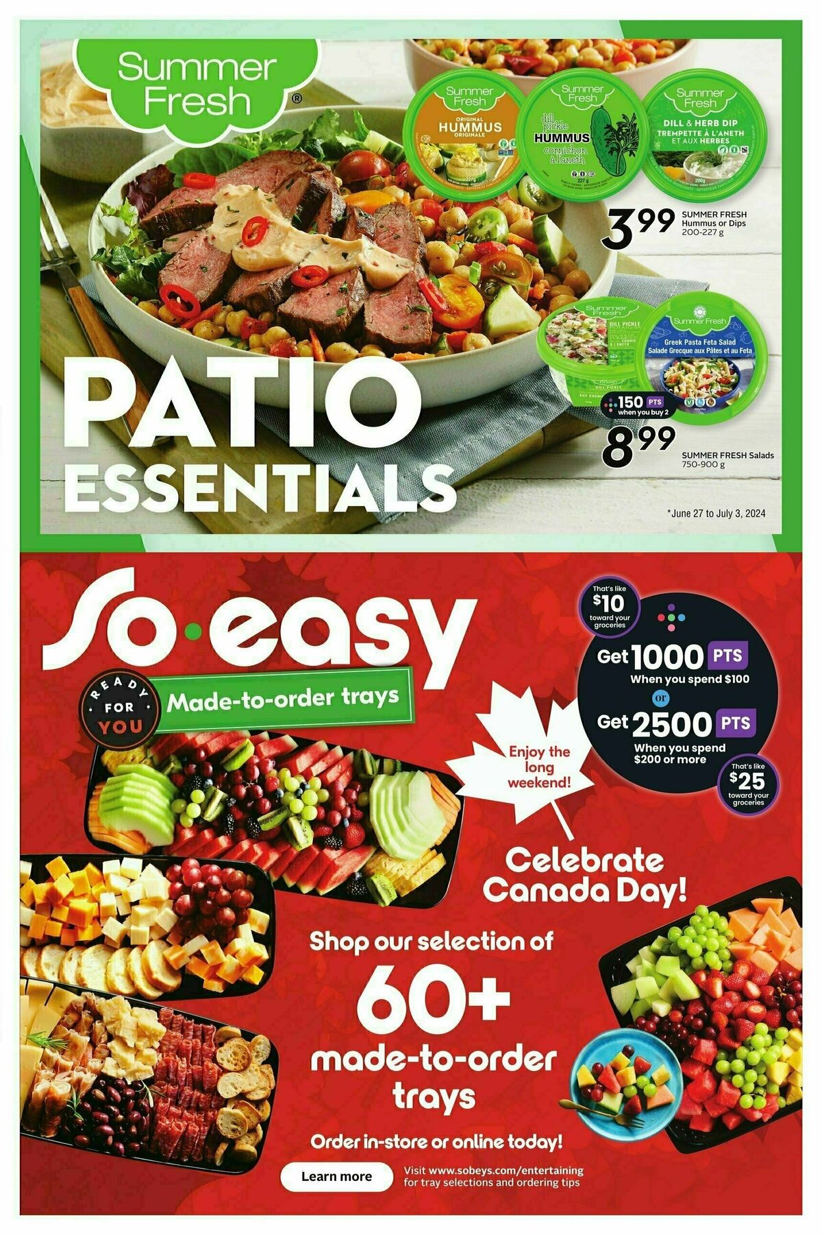 Sobeys Flyer from June 27