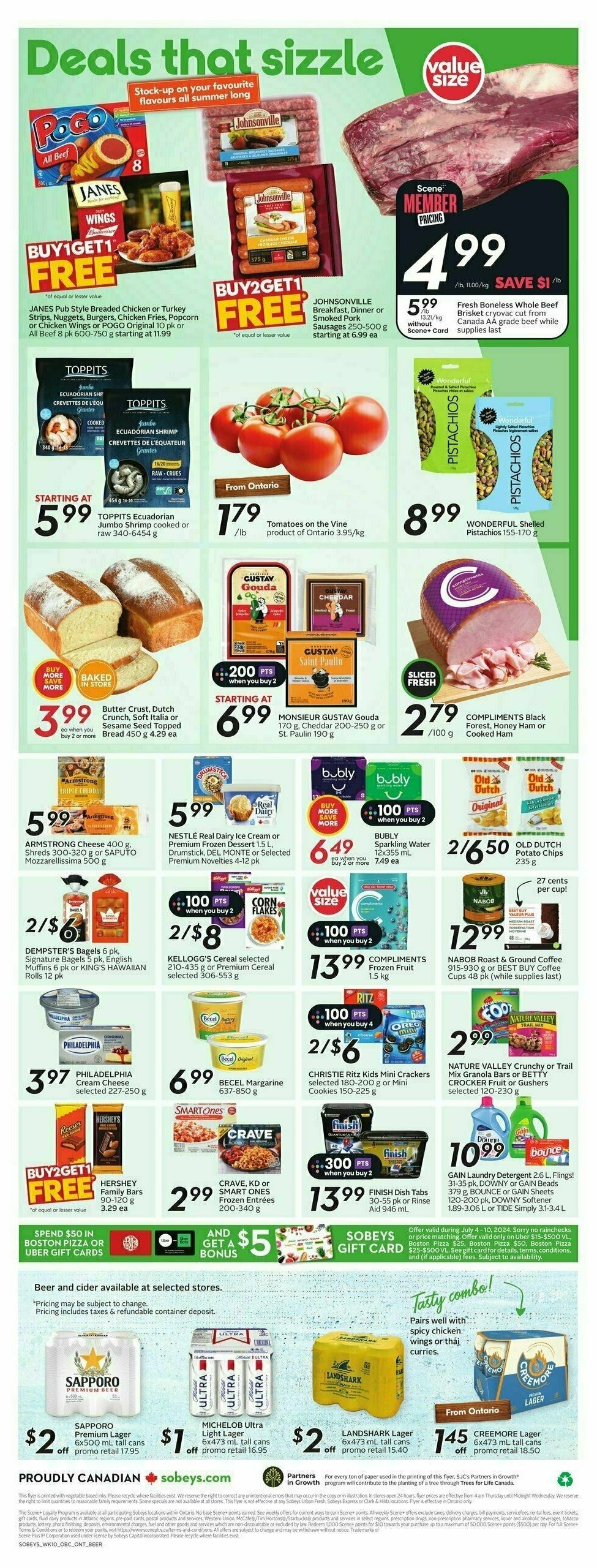 Sobeys Flyer from July 4