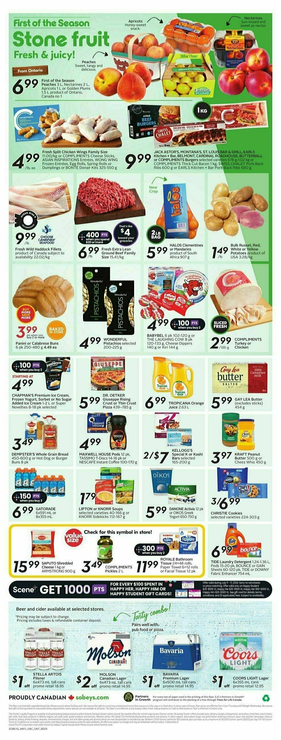 Sobeys Flyer from July 11