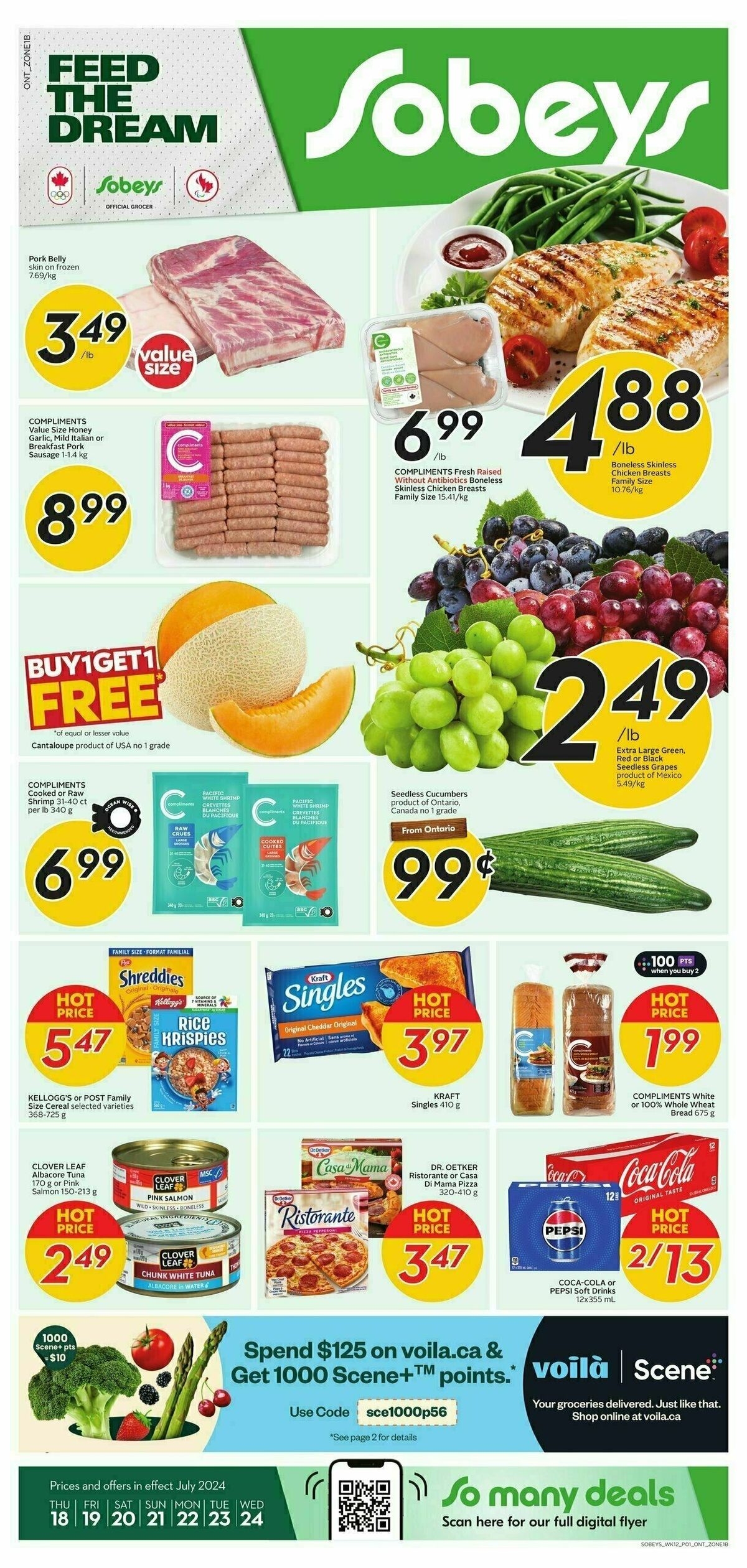 Sobeys Flyer from July 18