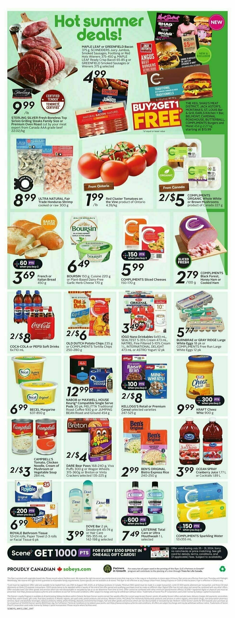 Sobeys Flyer from July 25