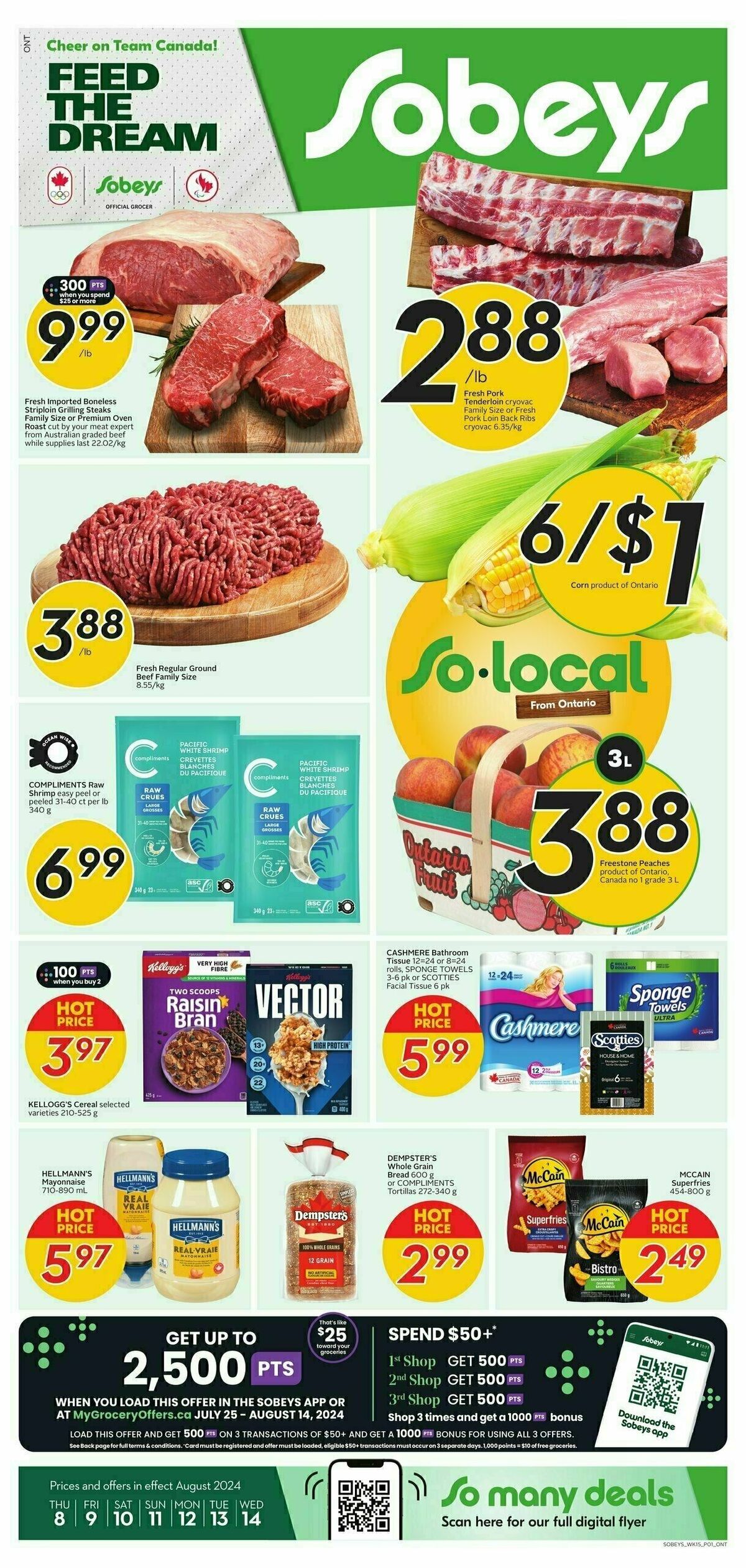 Sobeys Flyer from August 8