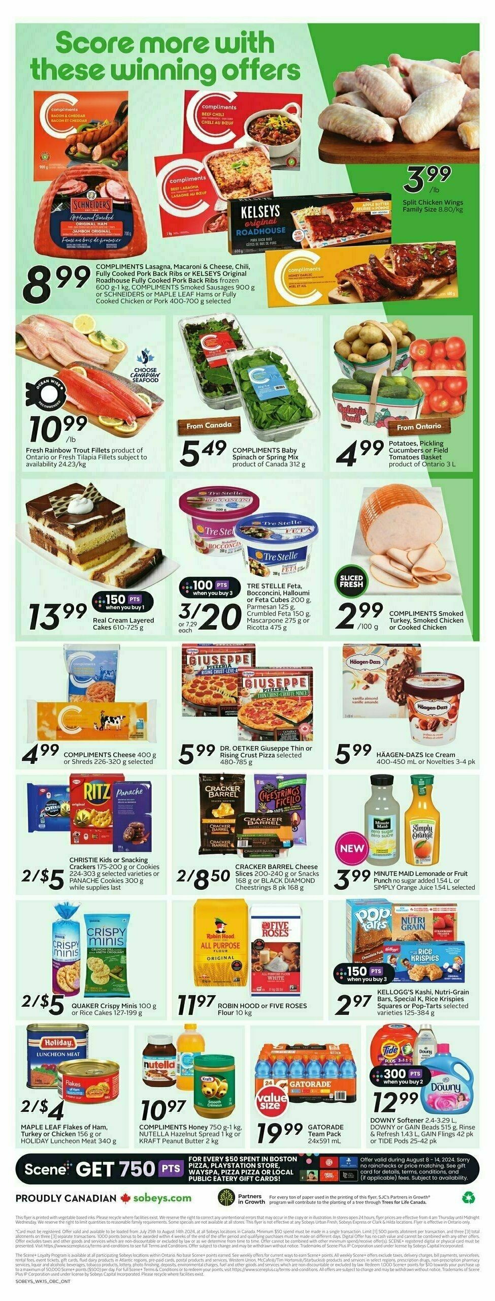 Sobeys Flyer from August 8