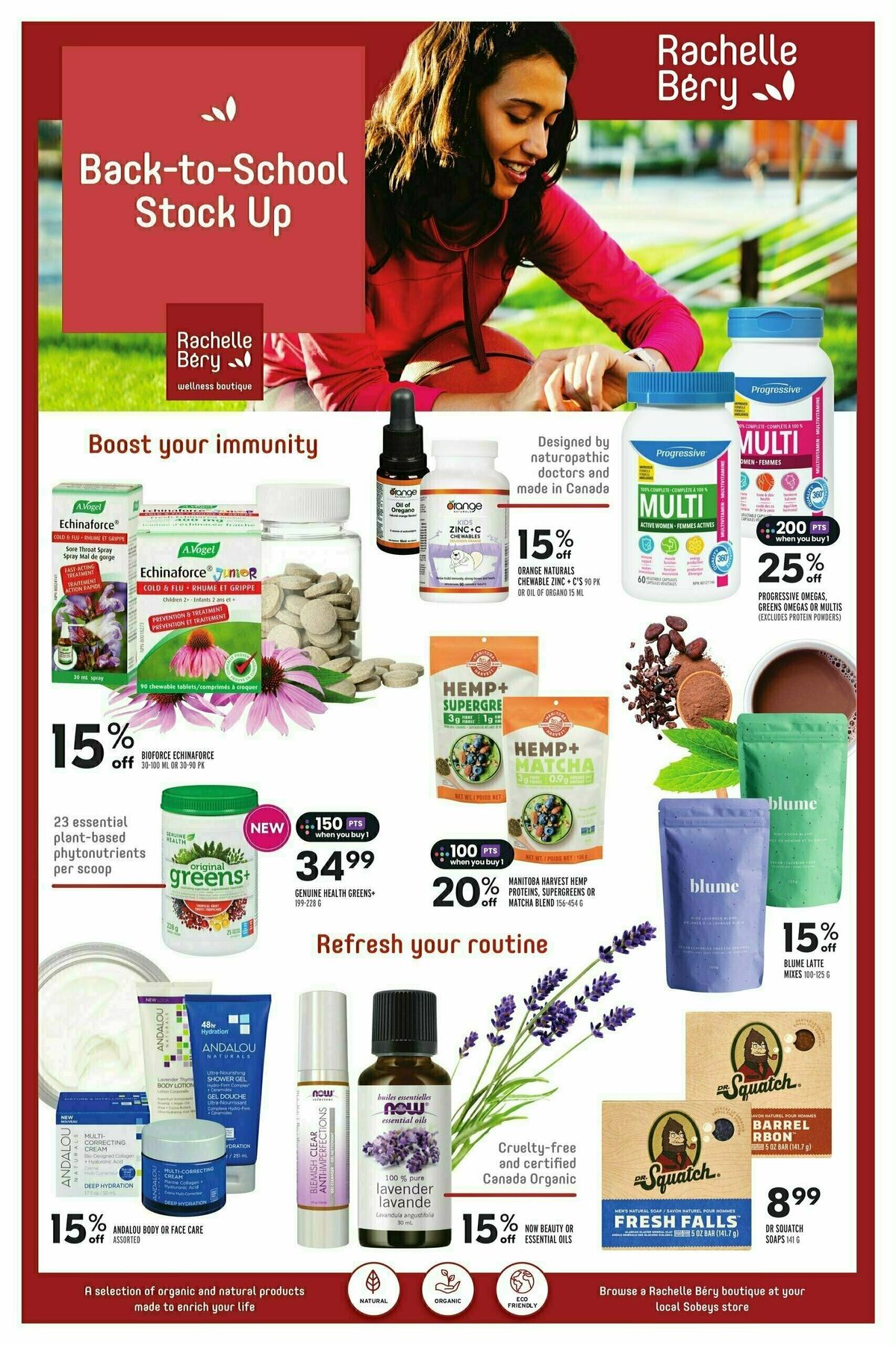 Sobeys Natural and Wellness Flyer from August 8