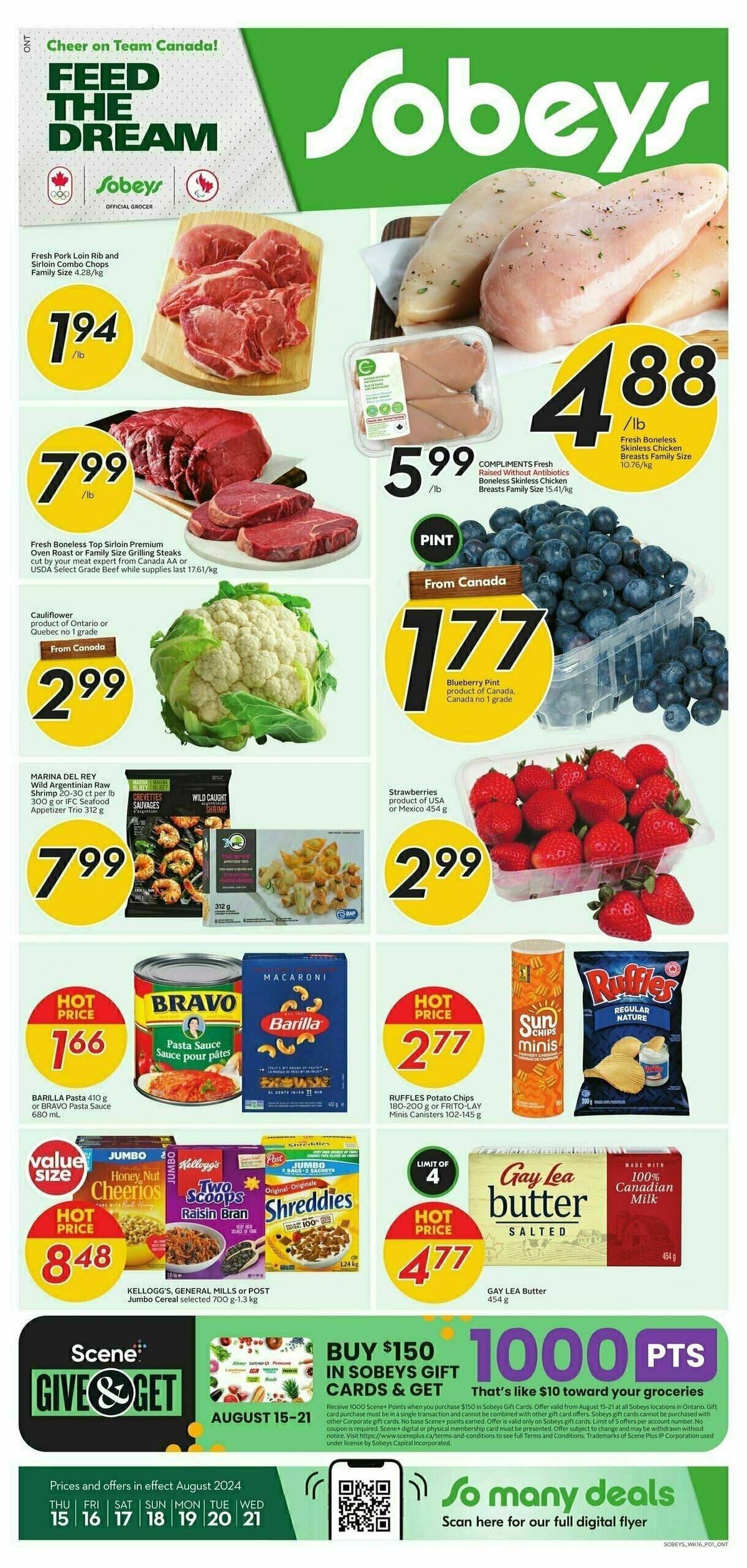 Sobeys Flyer from August 15