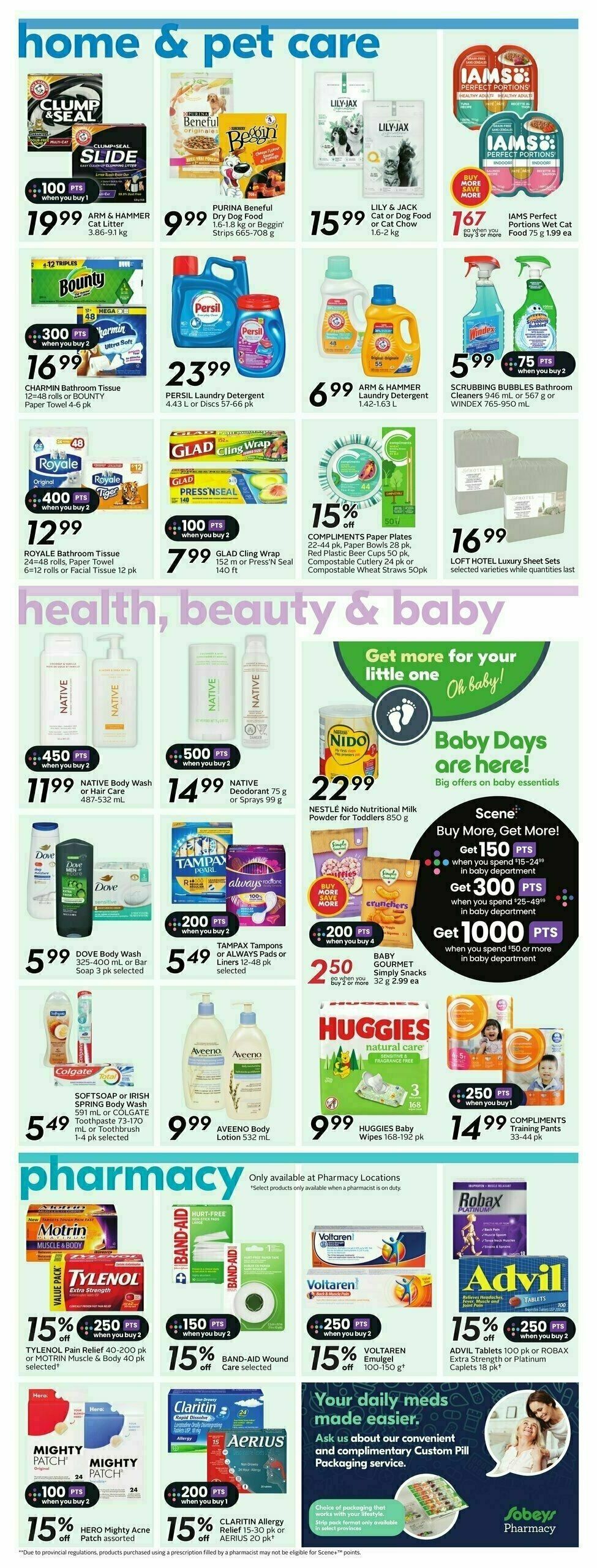 Sobeys Flyer from August 15