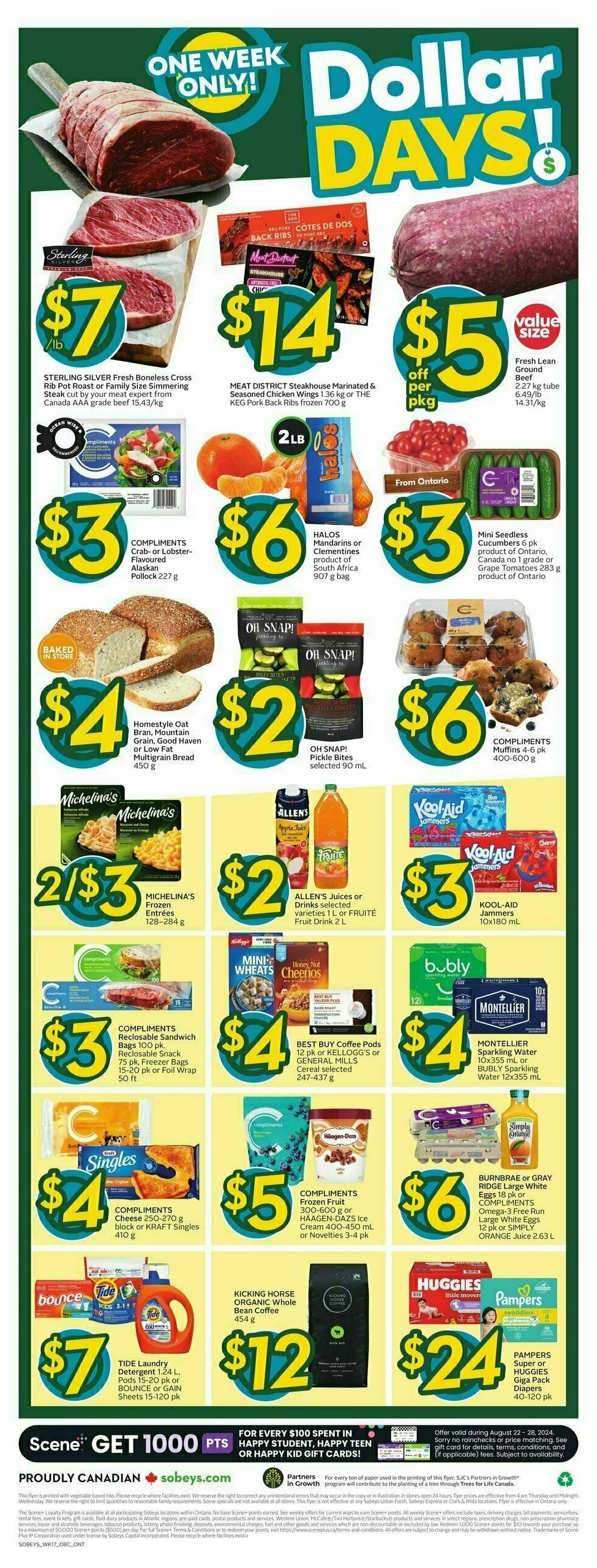 Sobeys Flyer from August 22