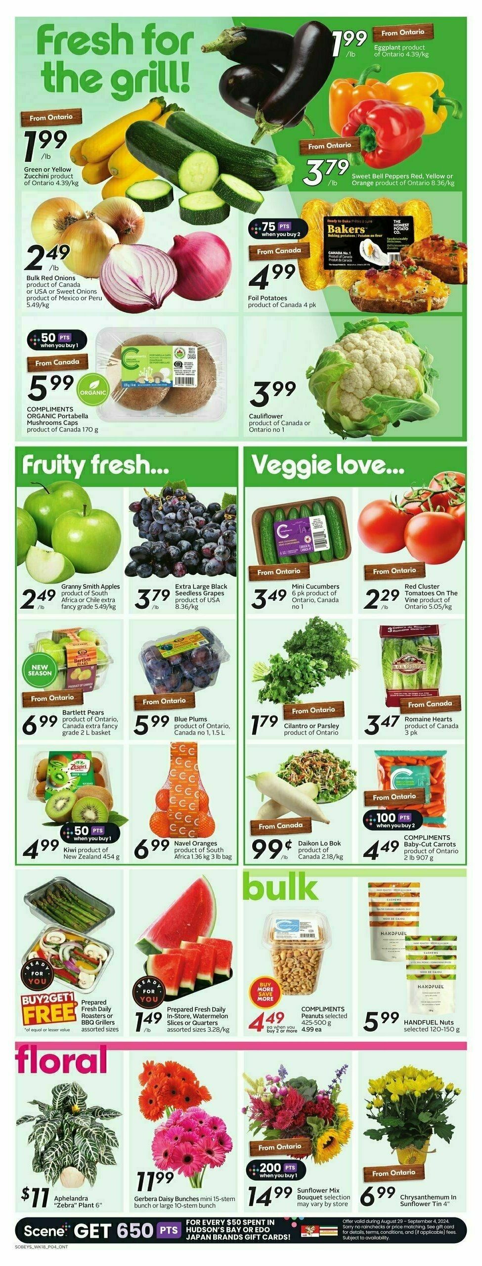 Sobeys Flyer from August 29