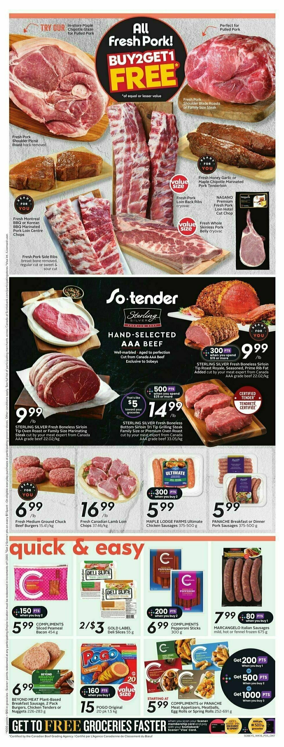 Sobeys Flyer from August 29