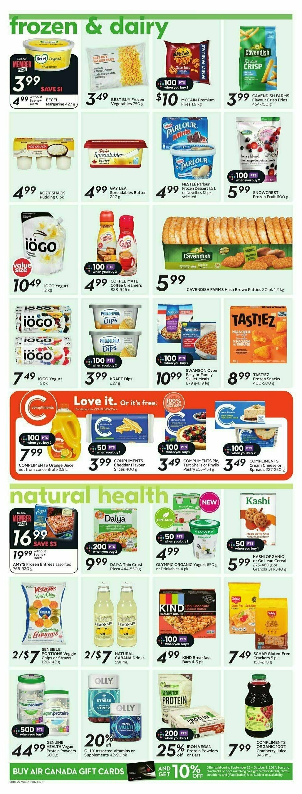 Sobeys Flyer from September 26