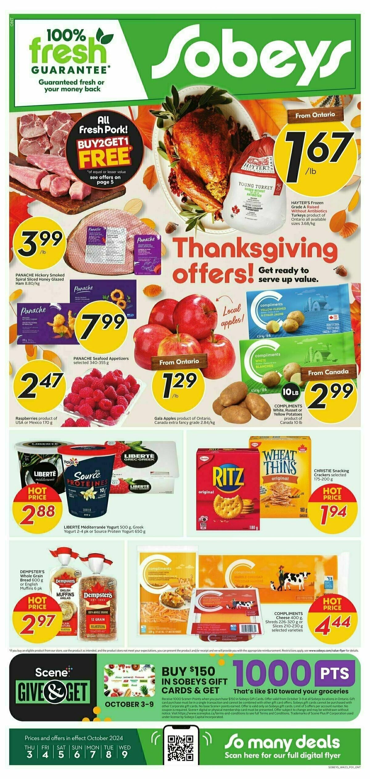 Sobeys Flyer from October 3