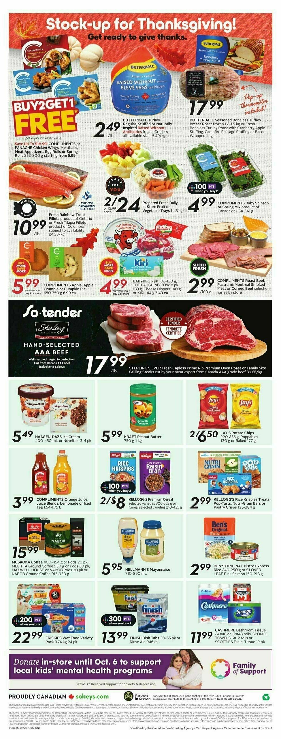 Sobeys Flyer from October 3