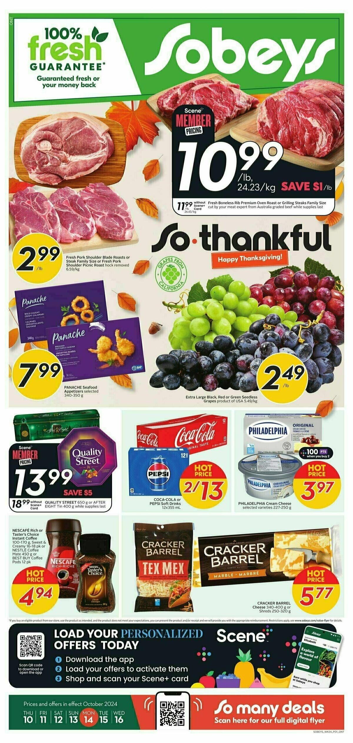 Sobeys Flyer from October 10