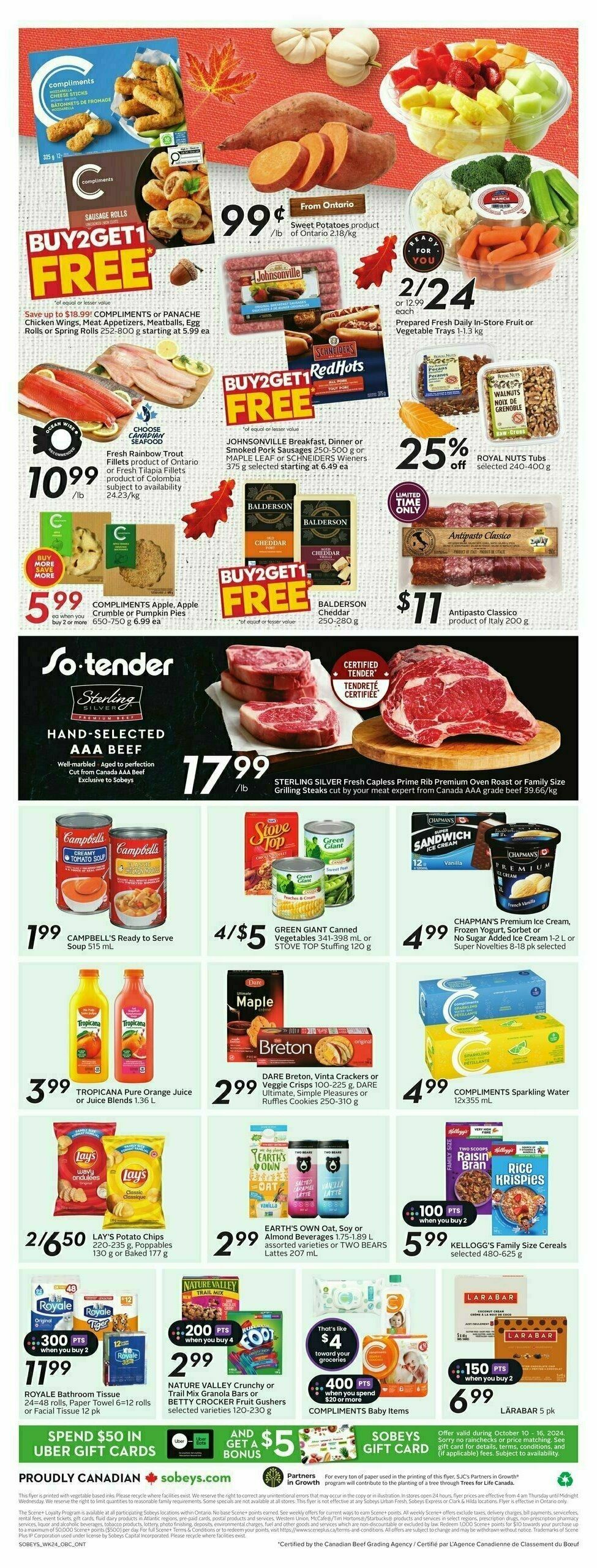 Sobeys Flyer from October 10