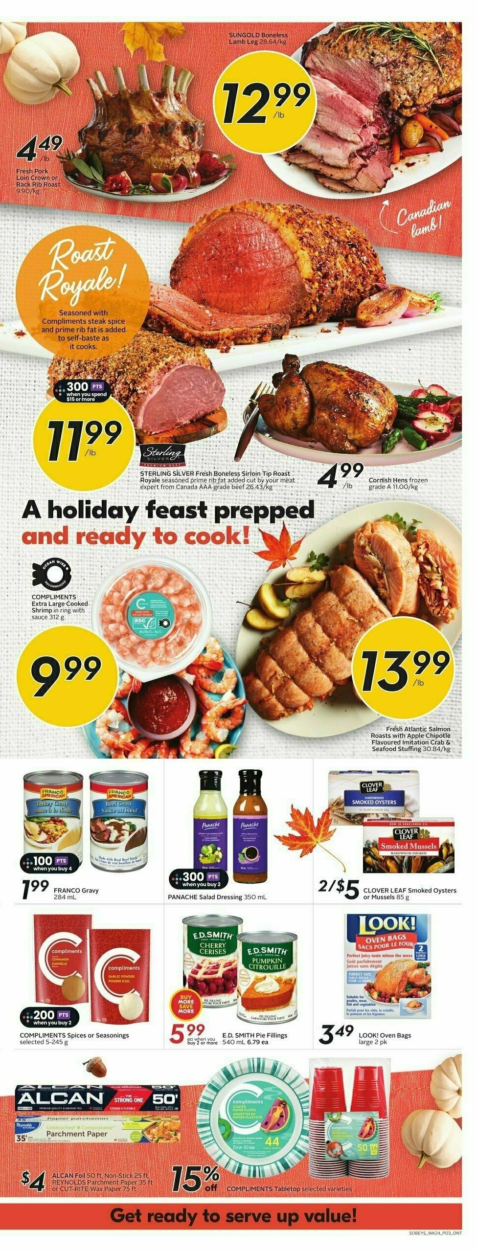 Sobeys Flyer from October 10