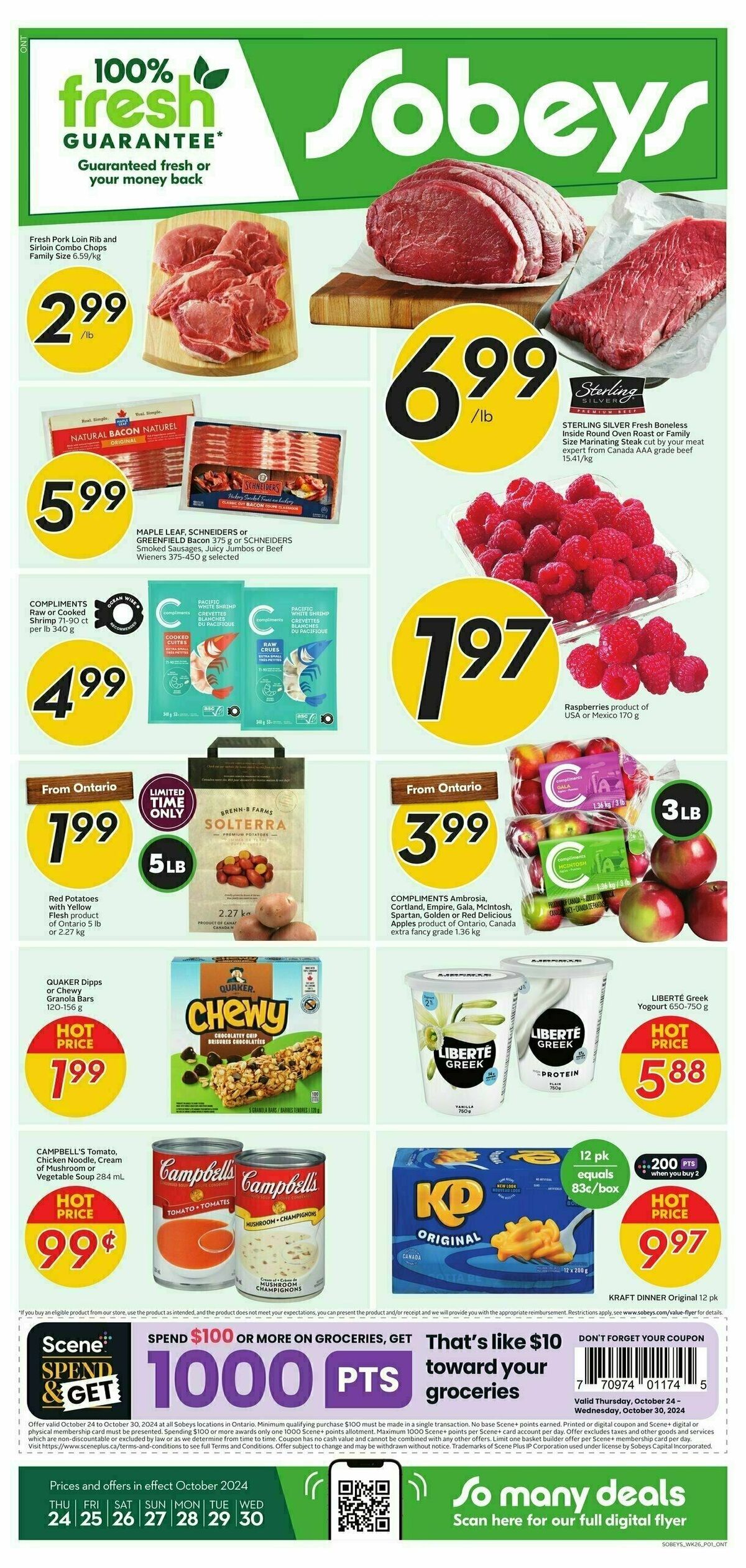 Sobeys Flyer from October 24