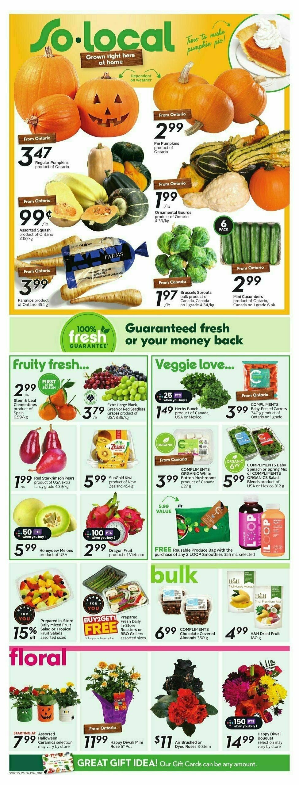 Sobeys Flyer from October 24