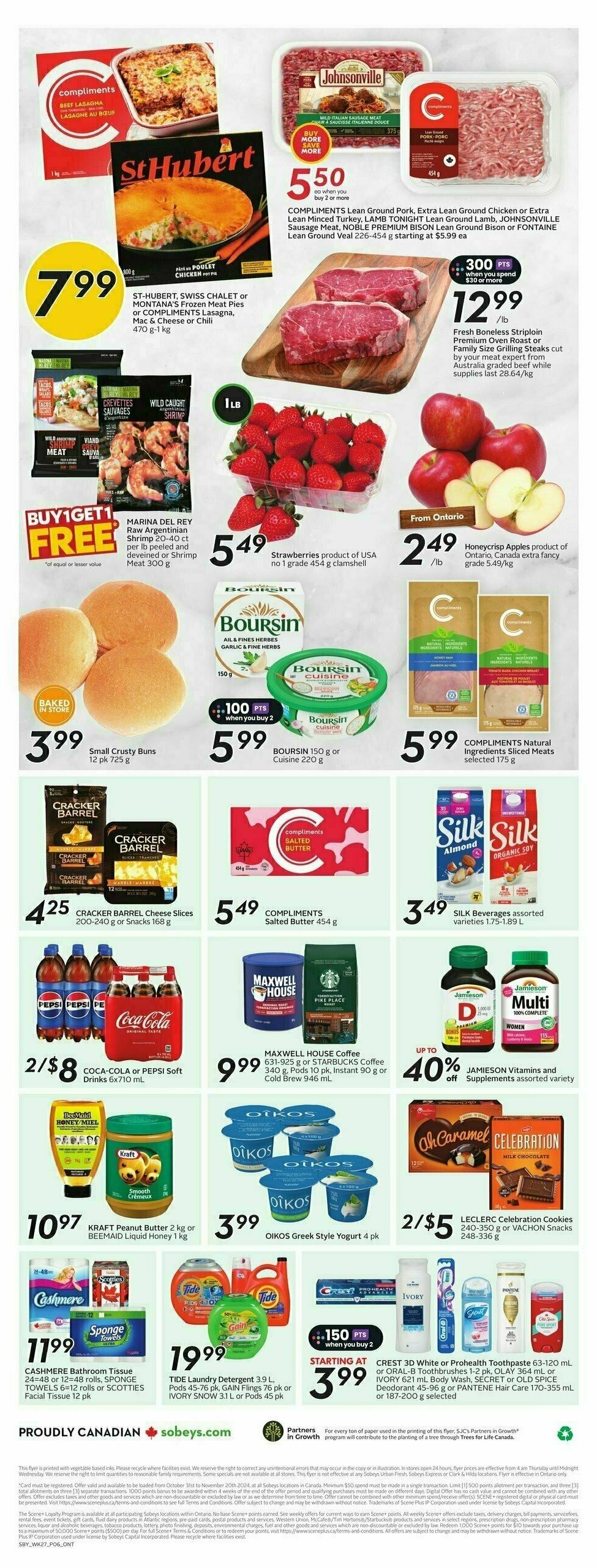 Sobeys Flyer from October 31