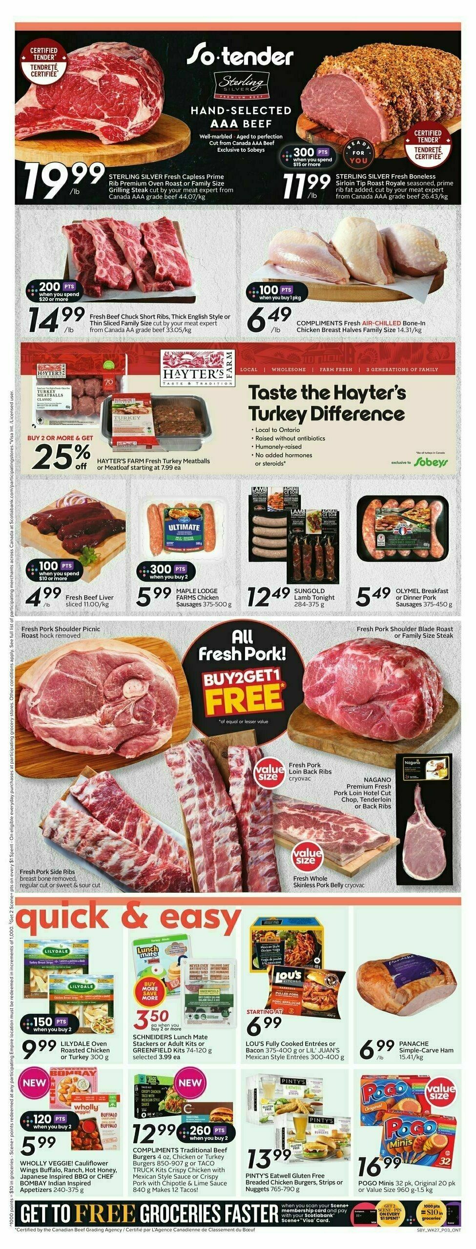 Sobeys Flyer from October 31