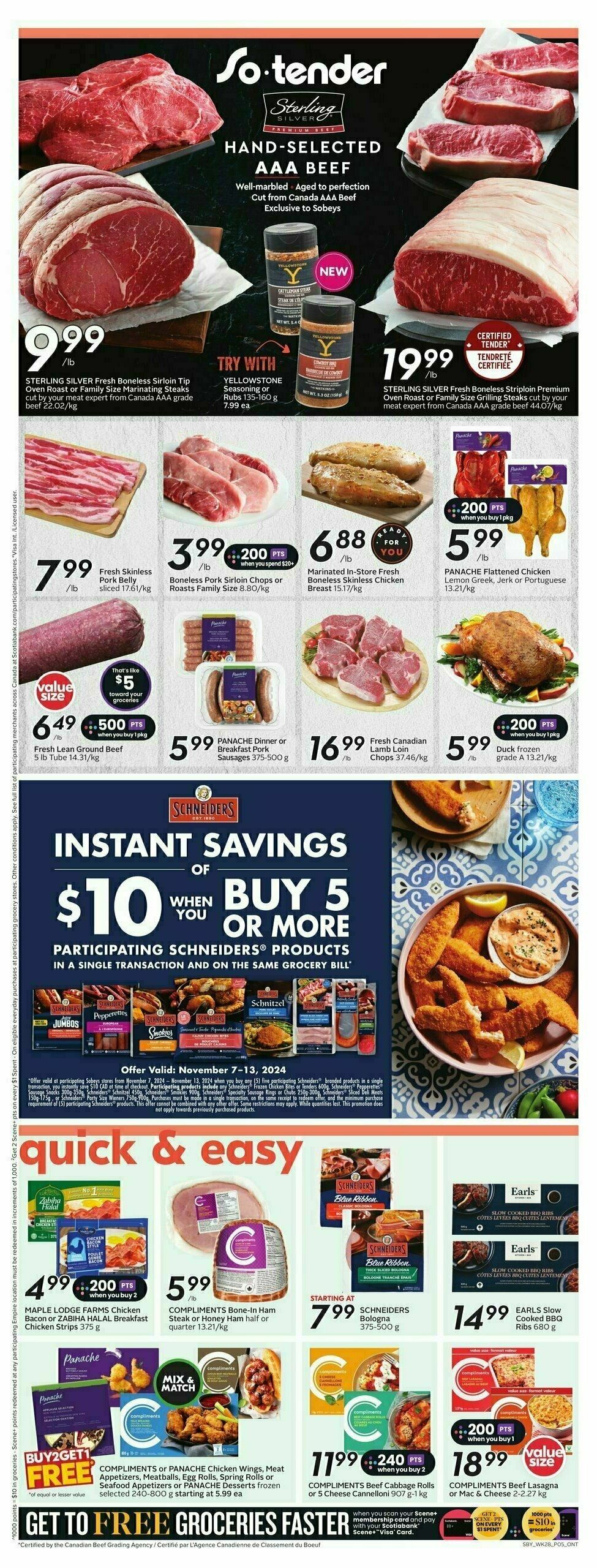 Sobeys Flyer from November 7