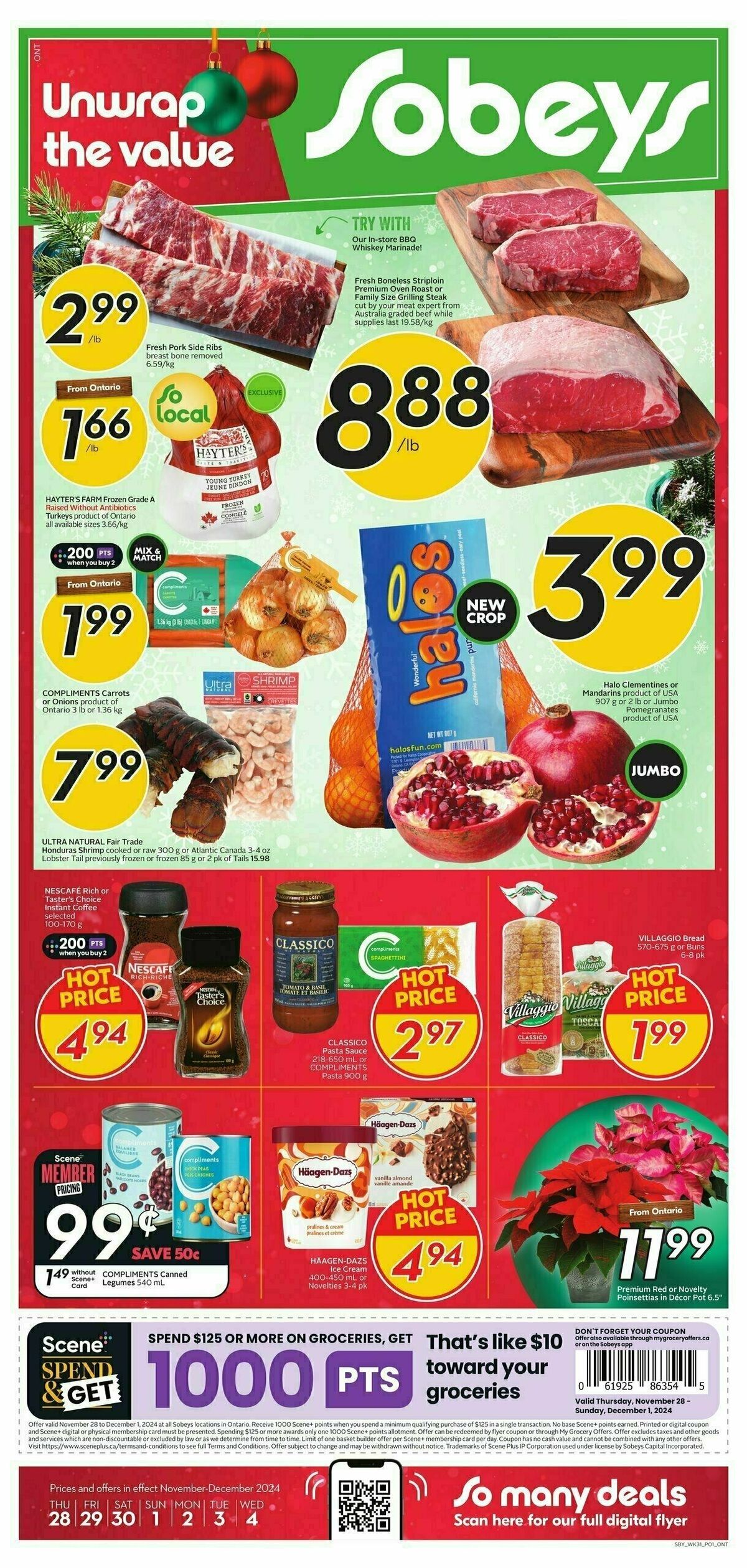 Sobeys Flyer from November 28