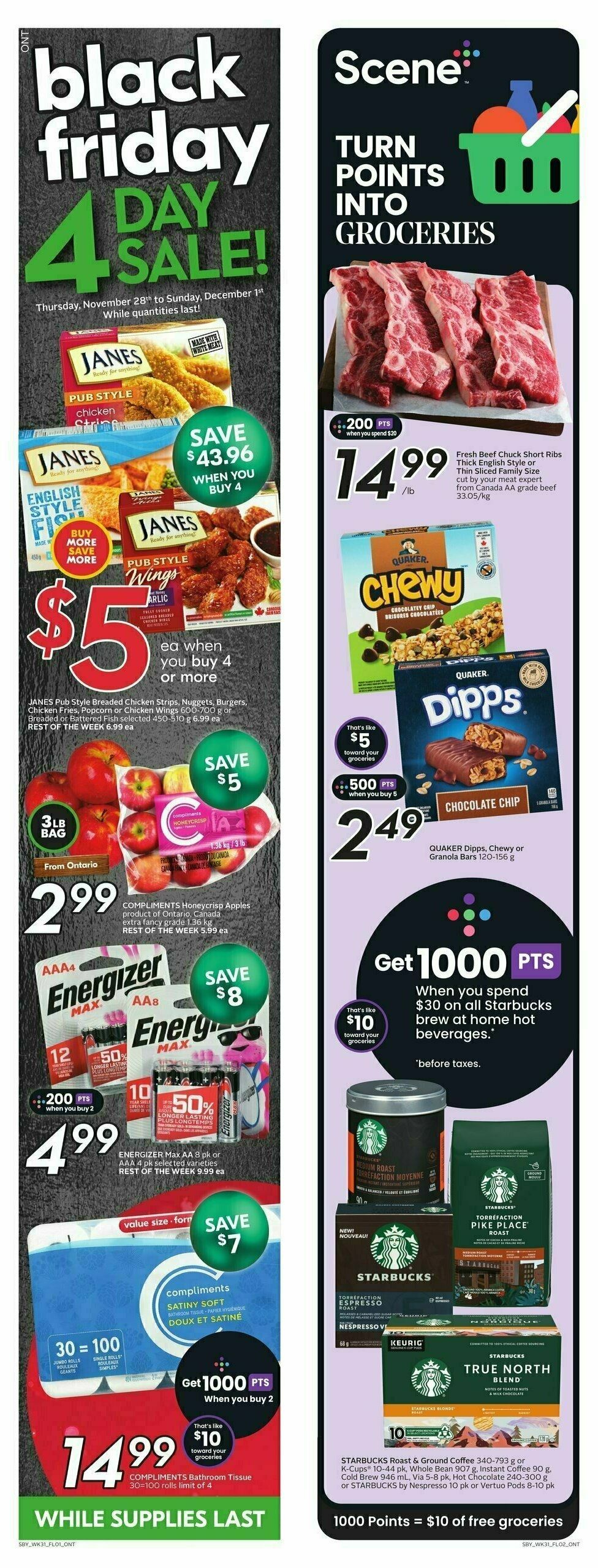 Sobeys Flyer from November 28