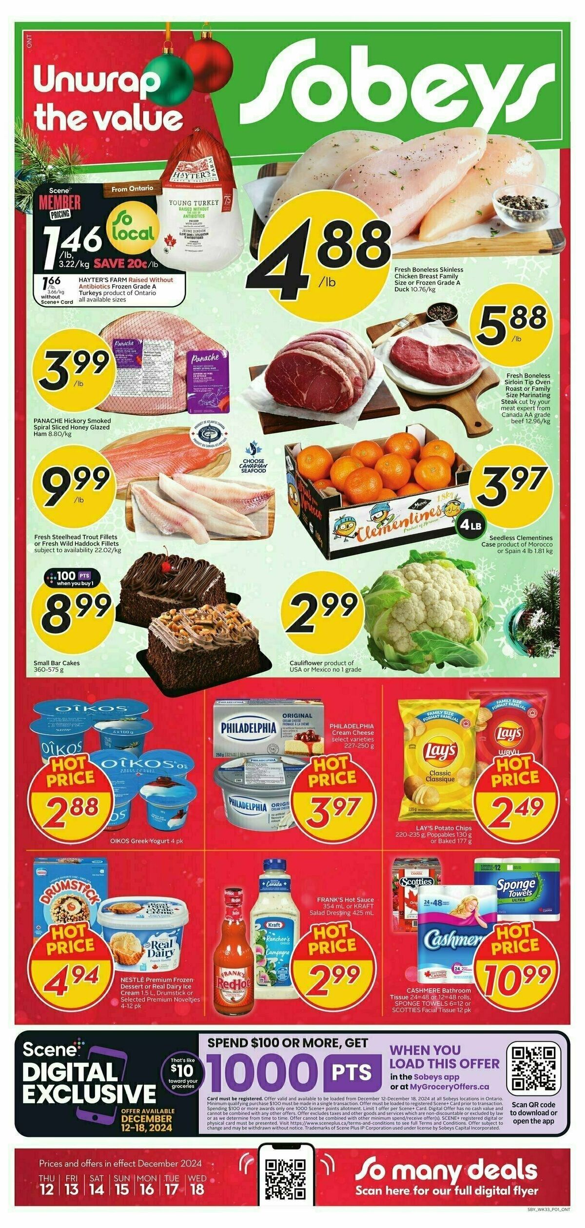 Sobeys Flyer from December 12