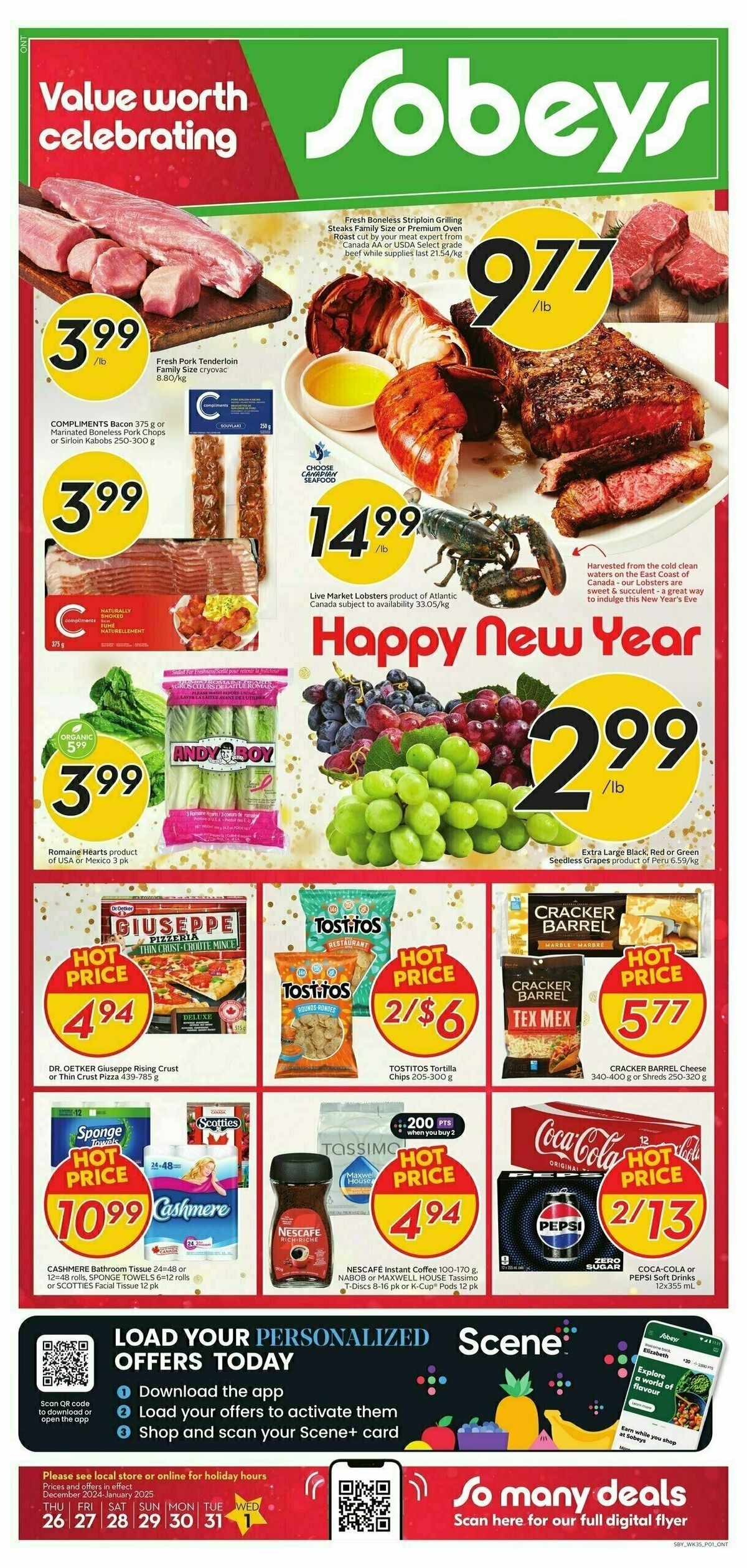 Sobeys Flyer from December 26