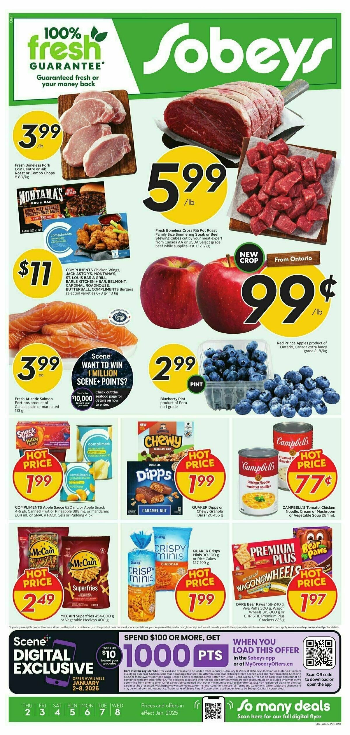 Sobeys Flyer from January 2