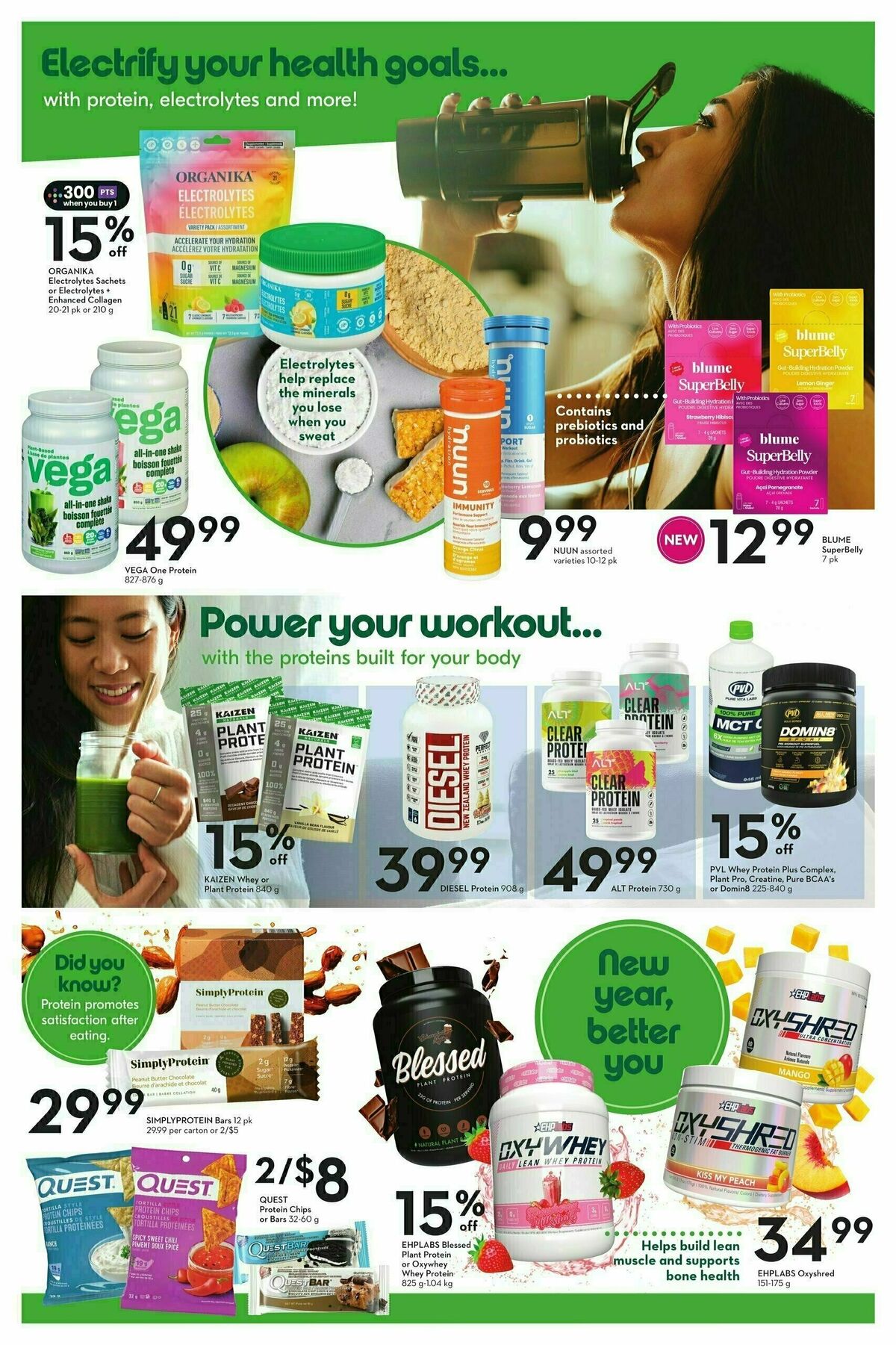 Sobeys Wellness Flyer from January 9