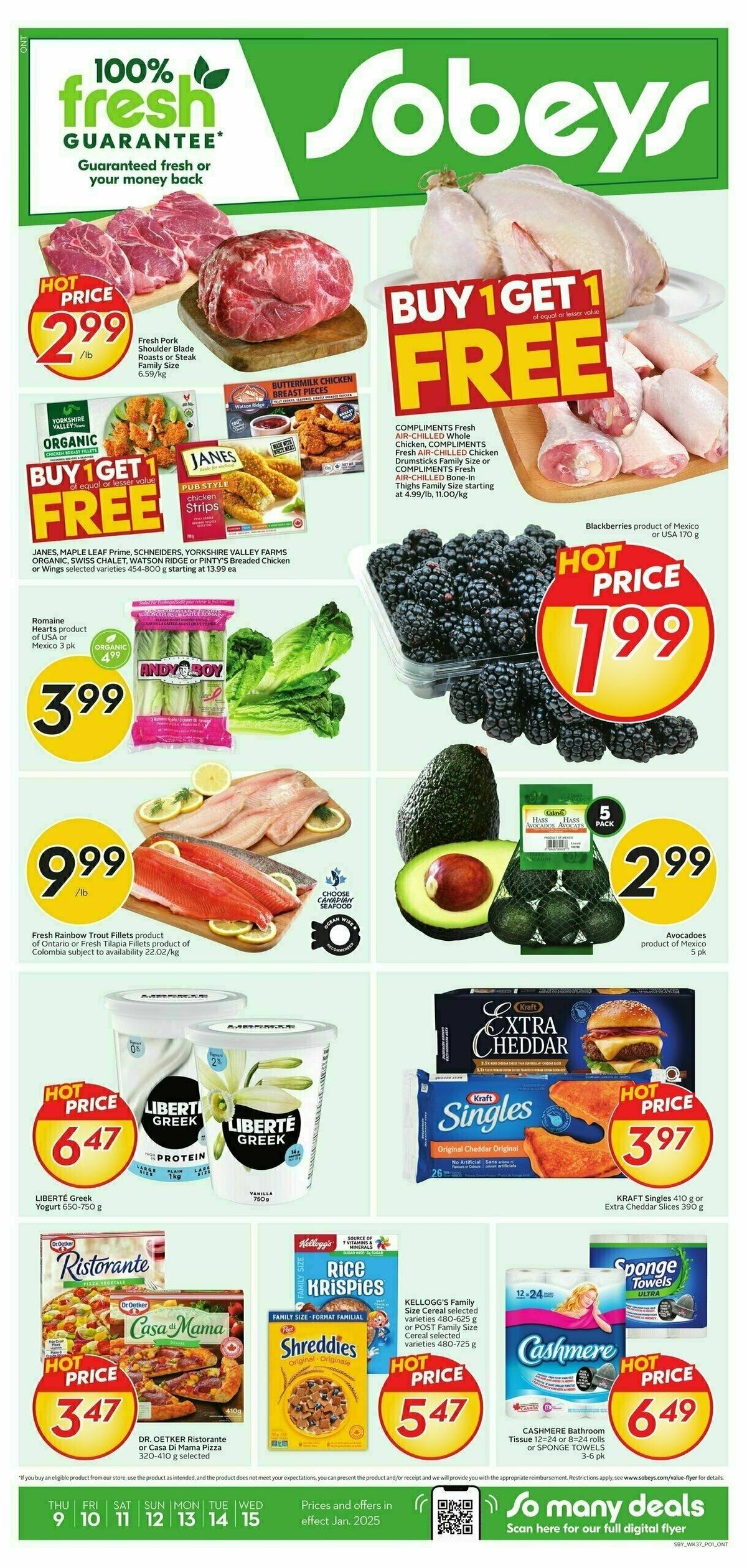 Sobeys Flyer from January 9