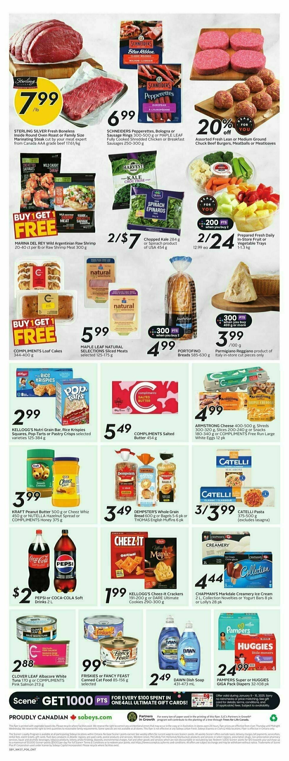 Sobeys Flyer from January 9