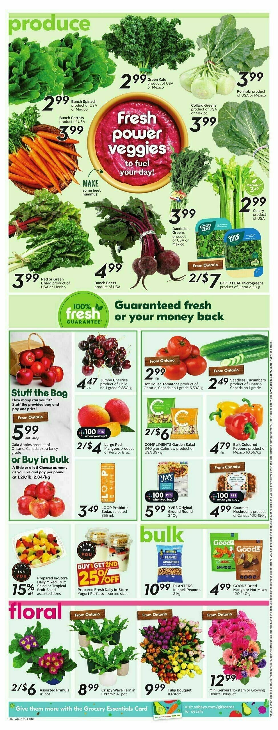 Sobeys Flyer from January 9