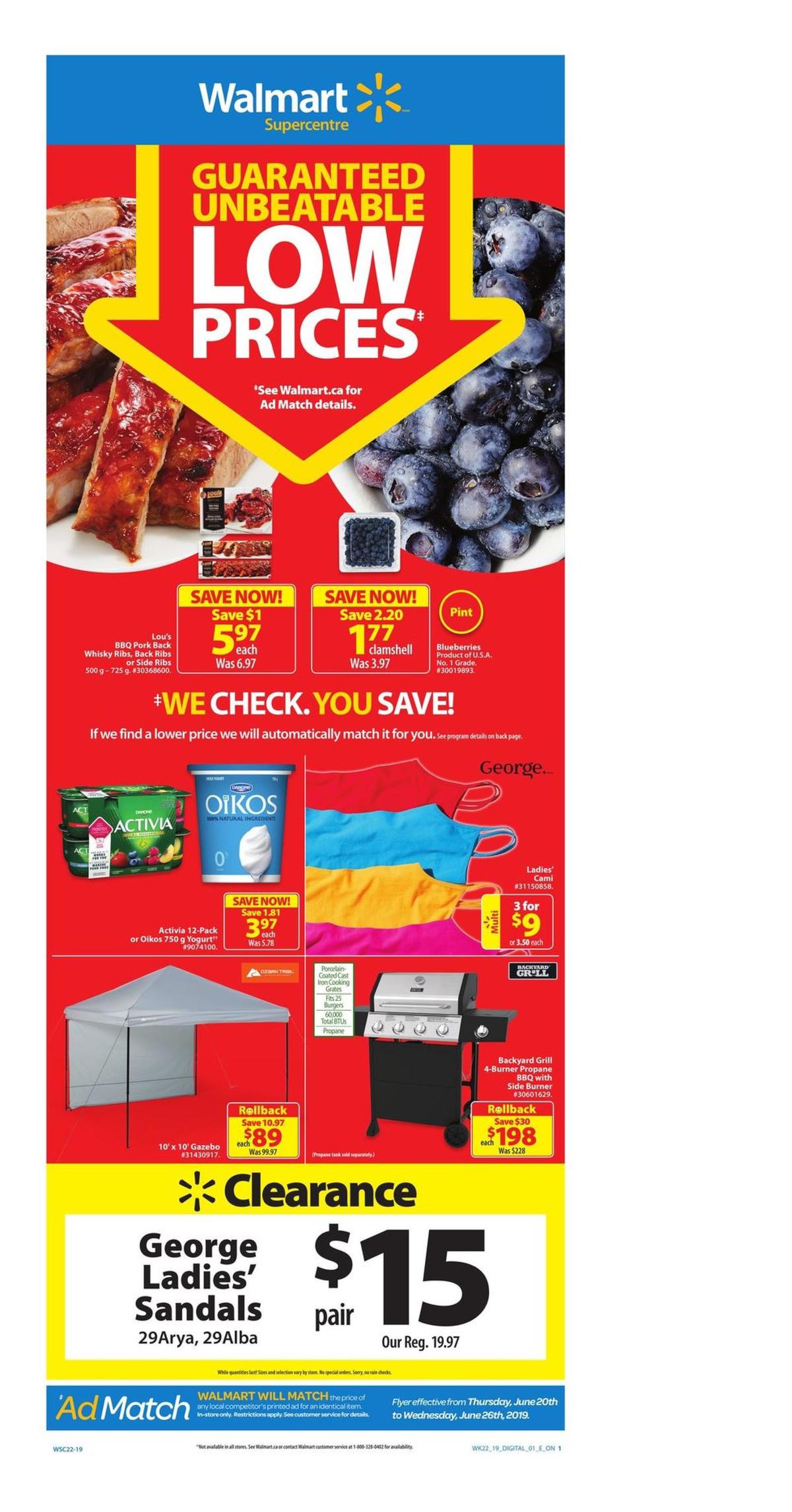 Walmart Flyer from June 20