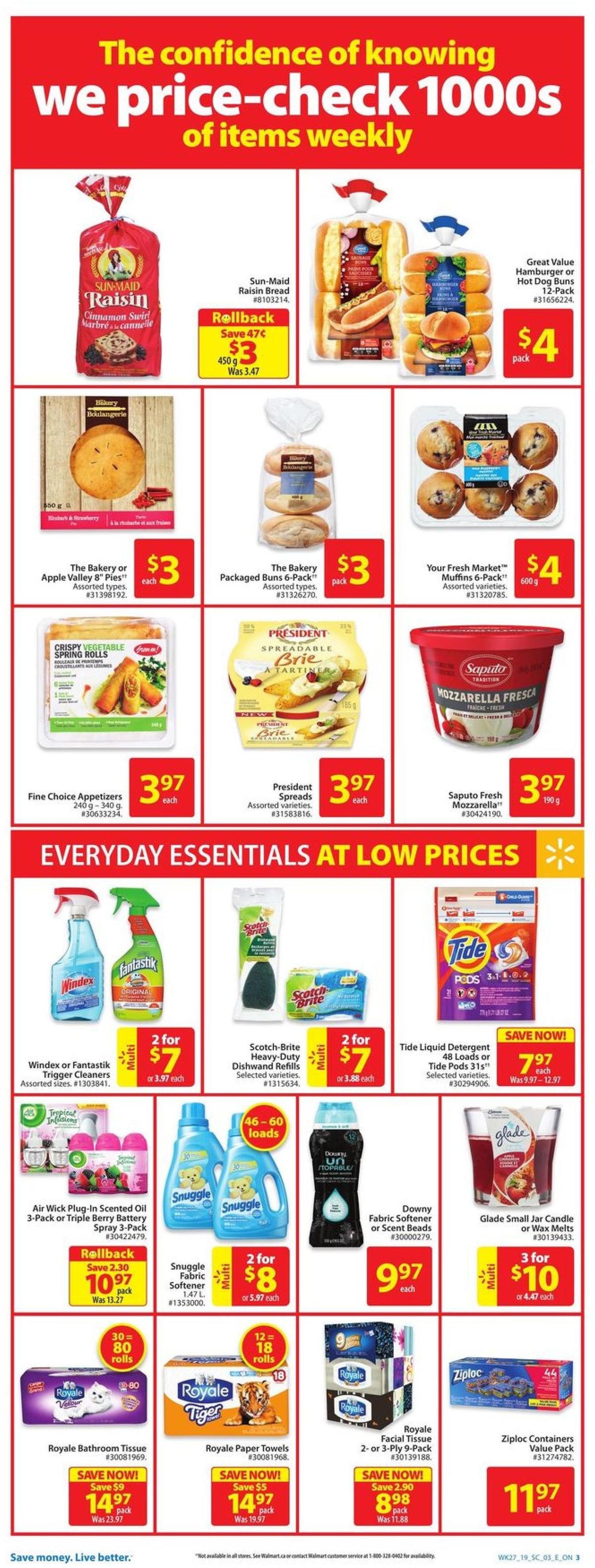 Walmart Flyer from July 25