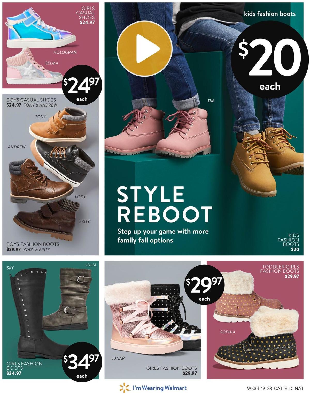 Walmart Style Book Flyer from September 12