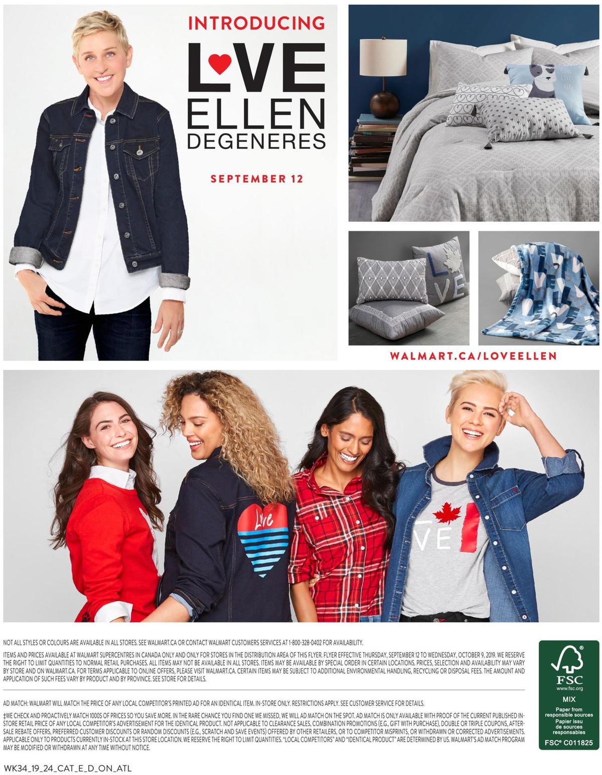 Walmart Style Book Flyer from September 12