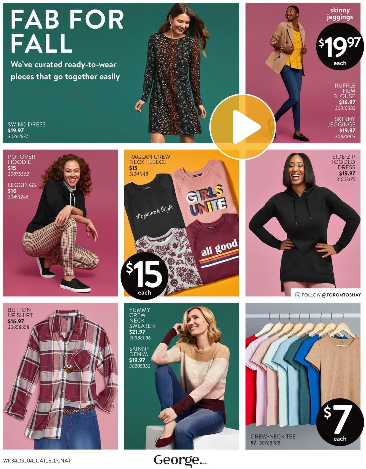 Walmart Style Book Flyer from September 12