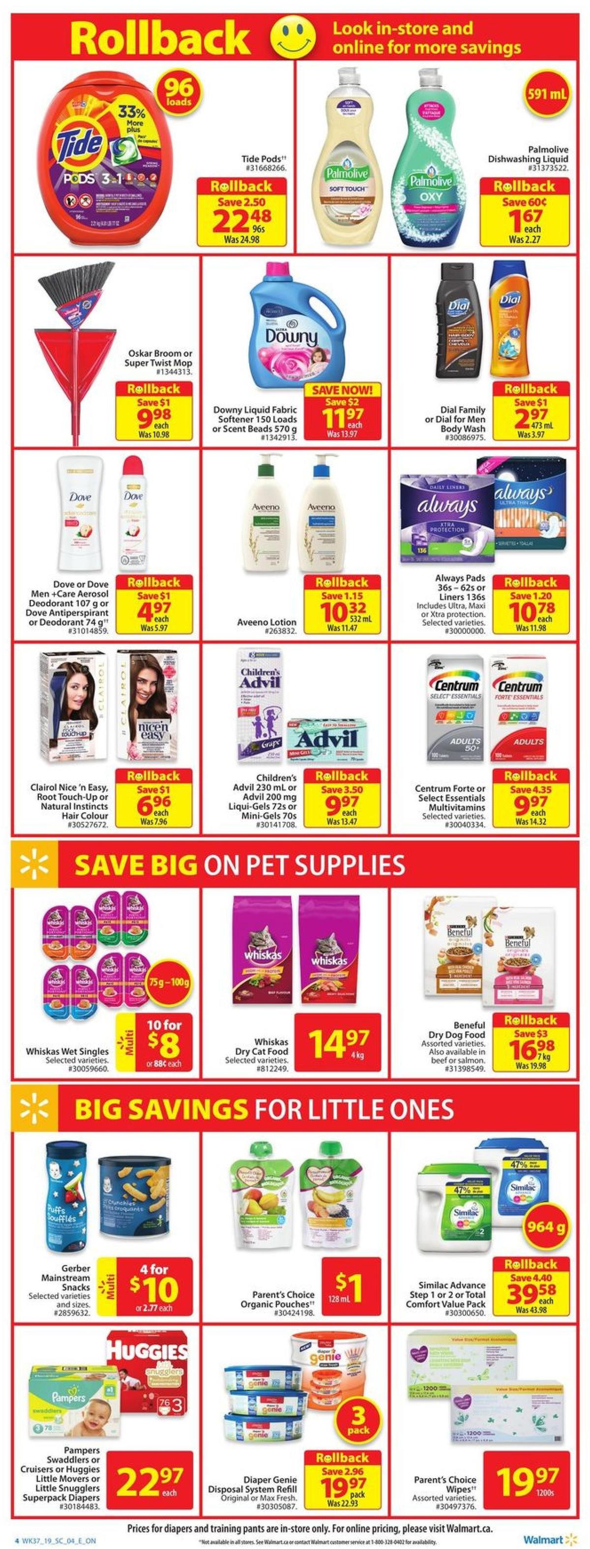 Walmart Flyer from October 3