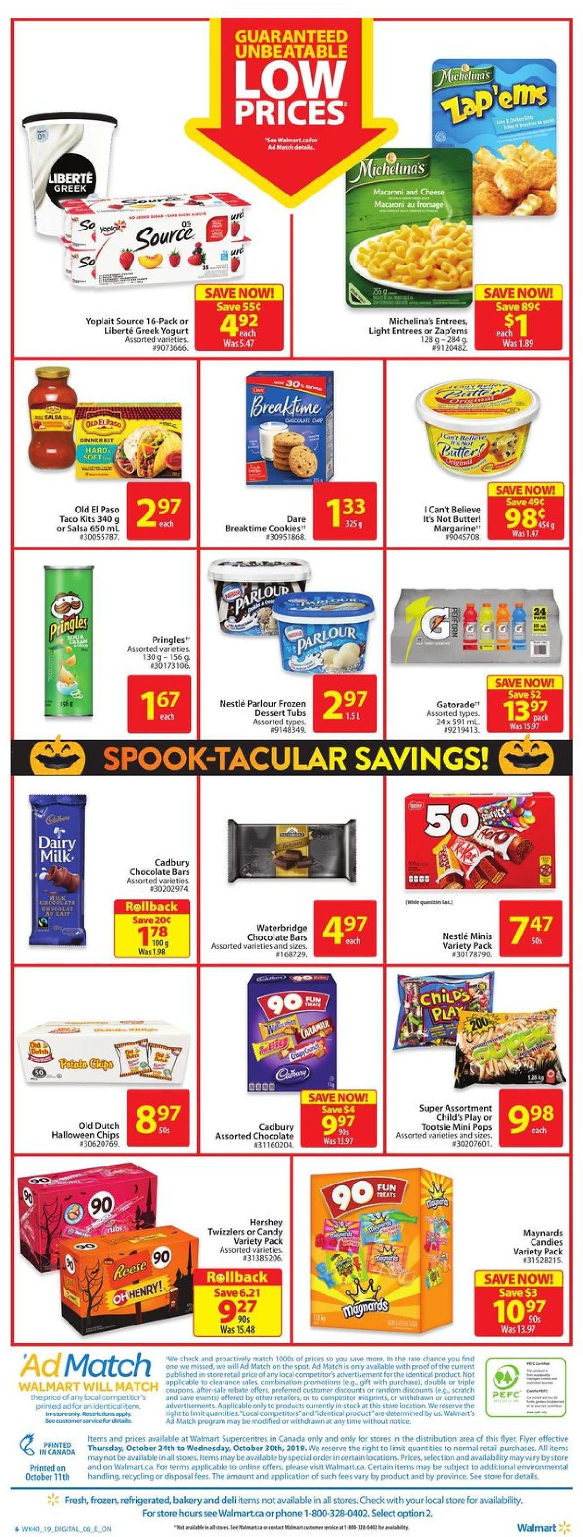 Walmart Flyer from October 24