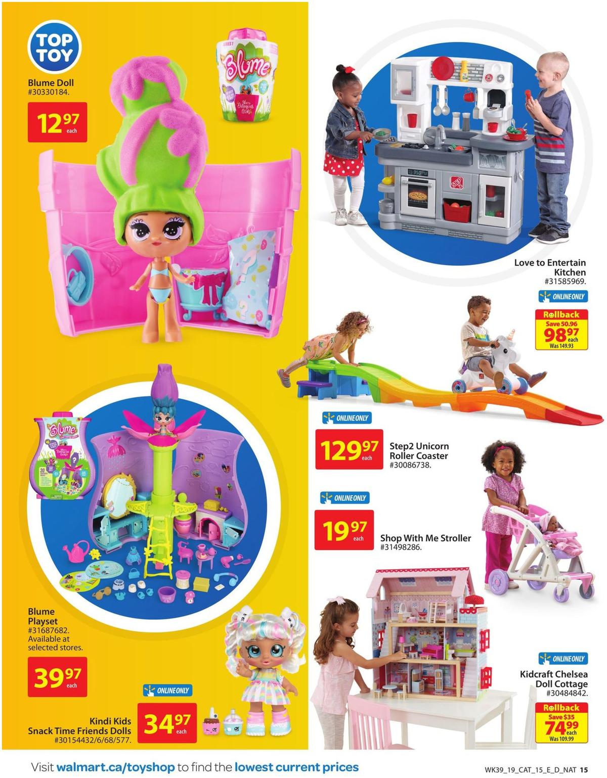 Walmart Toy Shop Flyer from October 17