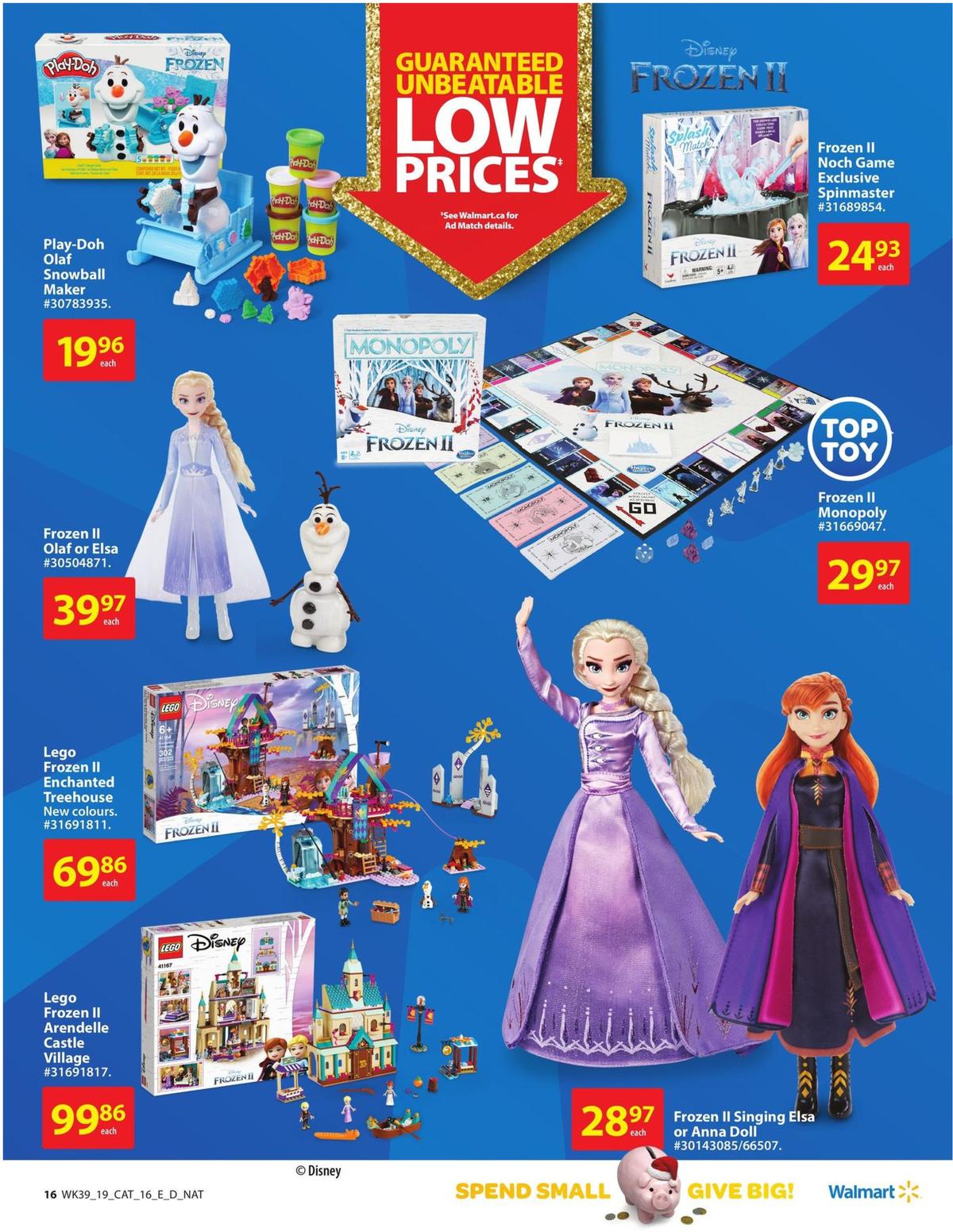 Walmart Toy Shop Flyer from October 17