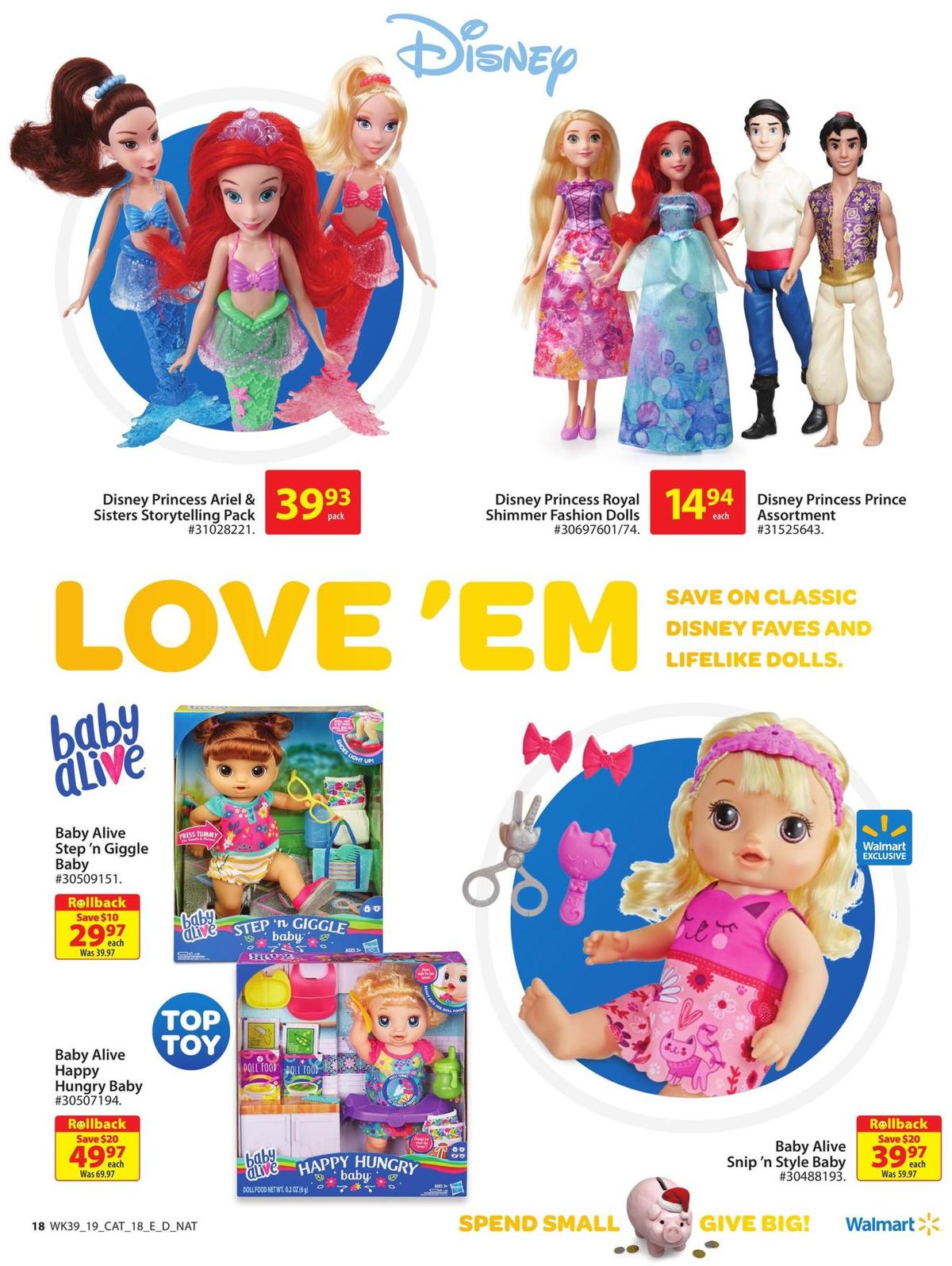 Walmart Toy Shop Flyer from October 17