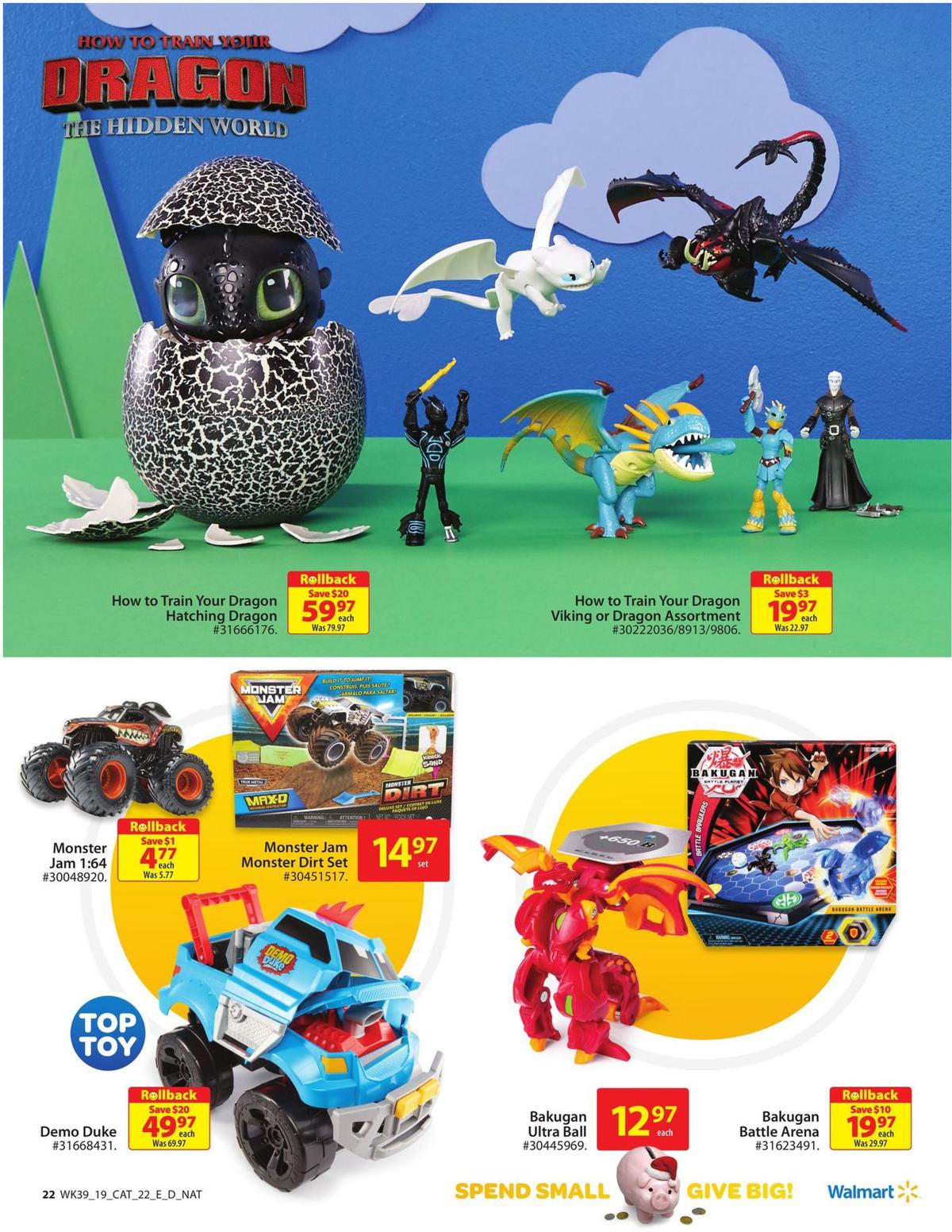 Walmart Toy Shop Flyer from October 17