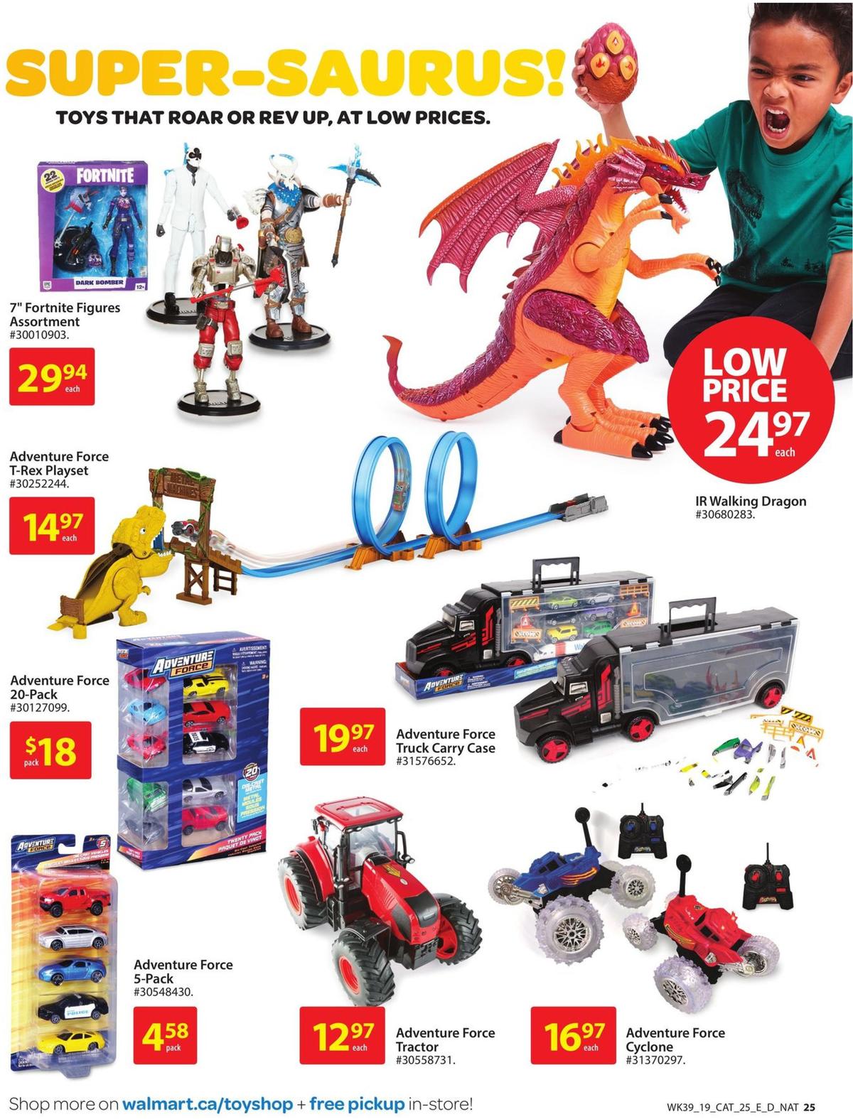 Walmart Toy Shop Flyer from October 17