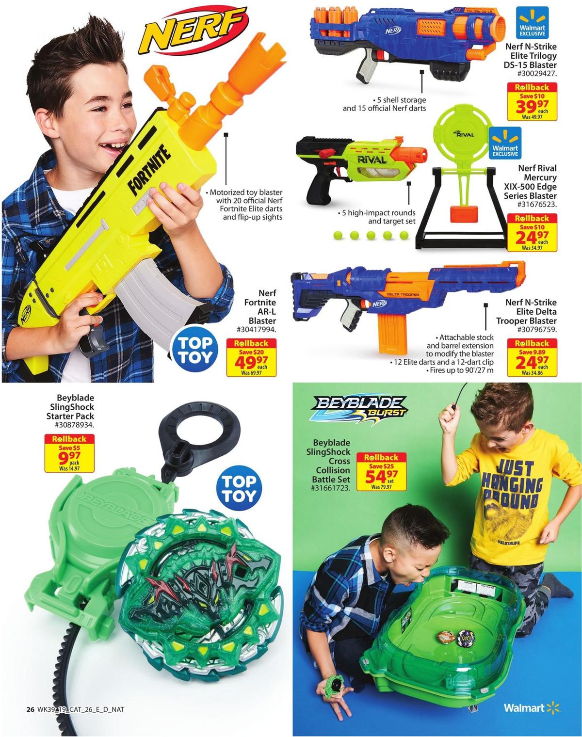 Walmart Toy Shop Flyer from October 17