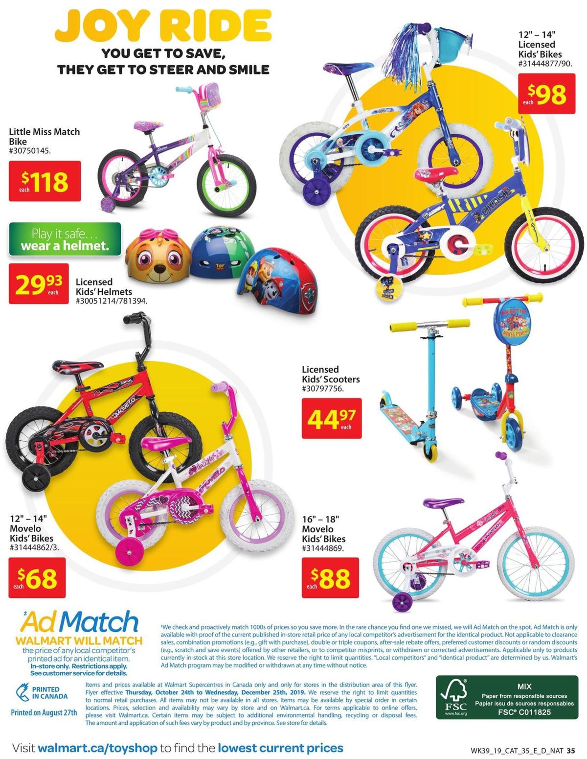 Walmart Toy Shop Flyer from October 17