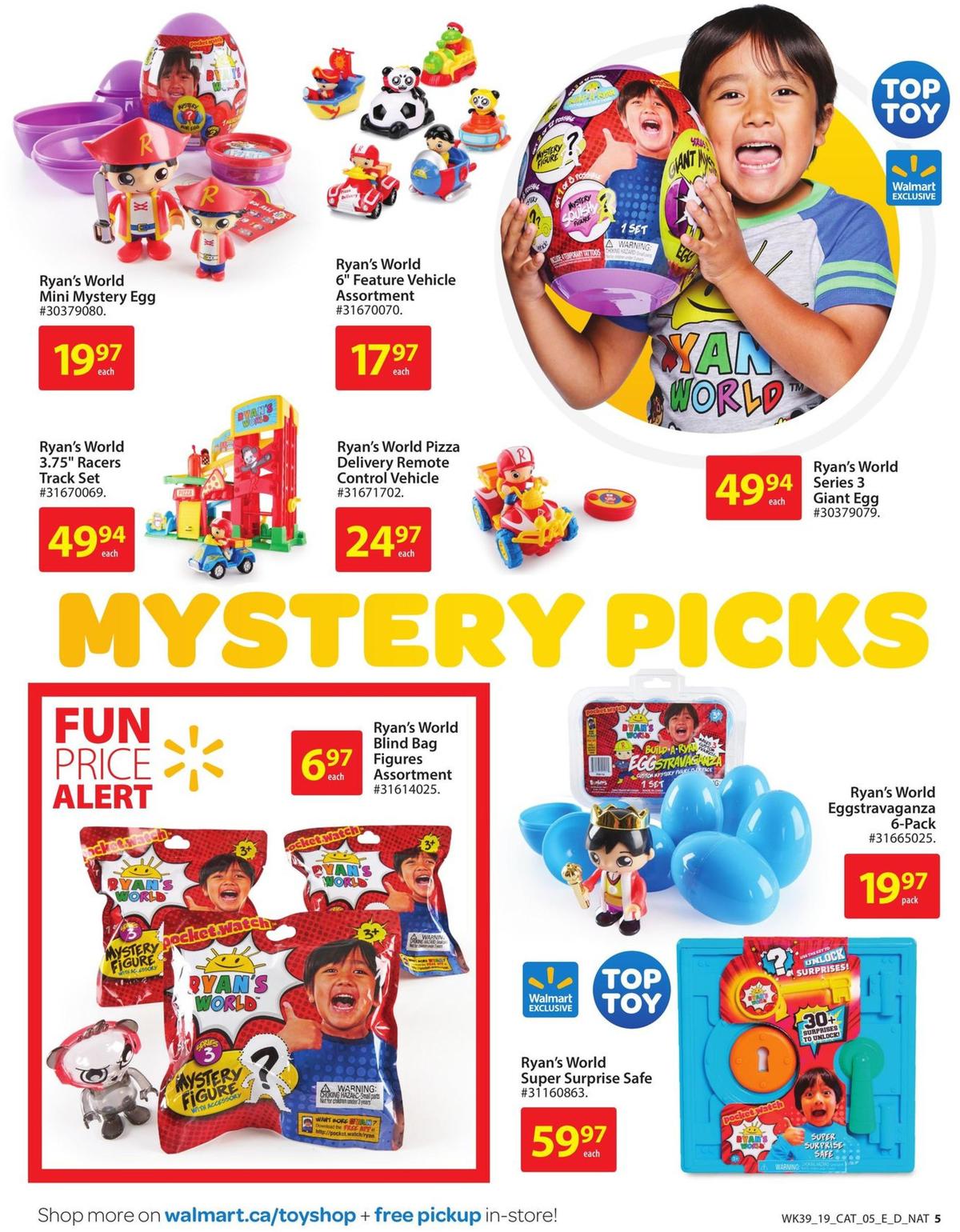 Walmart Toy Shop Flyer from October 17